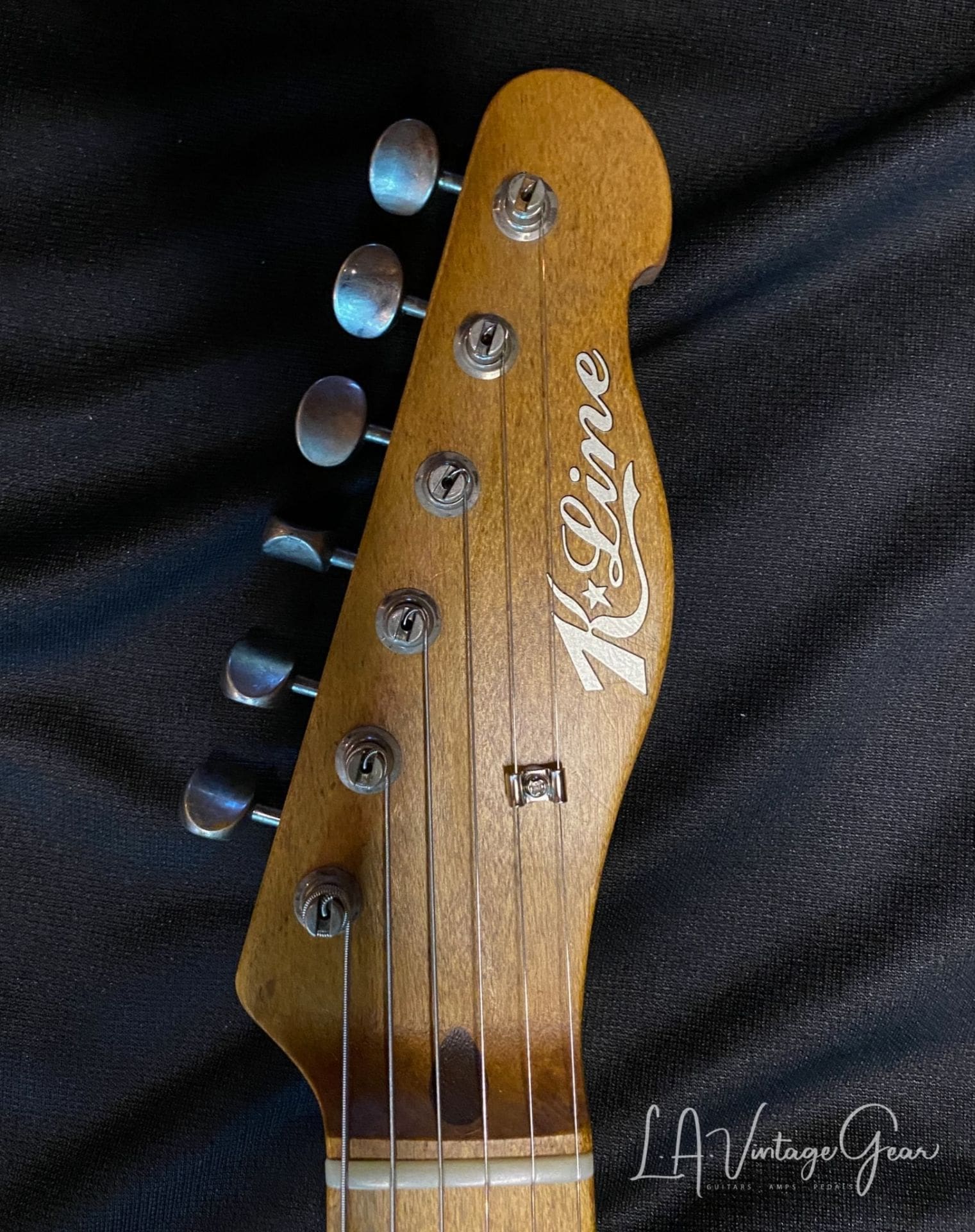 (SOLD) K-Line Truxton Black Guard 'NoCaster' T -Style Electric Guitar with a Roasted Pine Body - Image 13