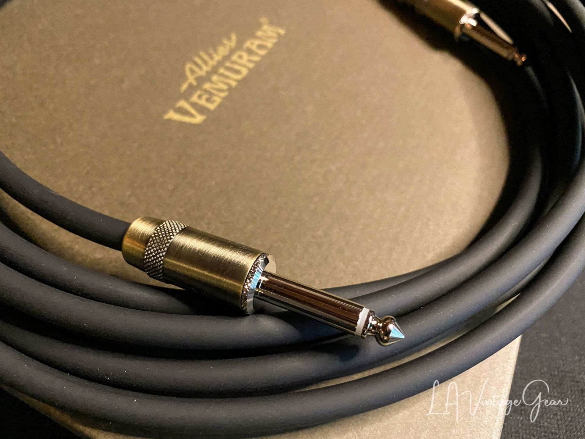 Allies/Vemuram Guitar Instrument Cable - Brass - 15 Feet