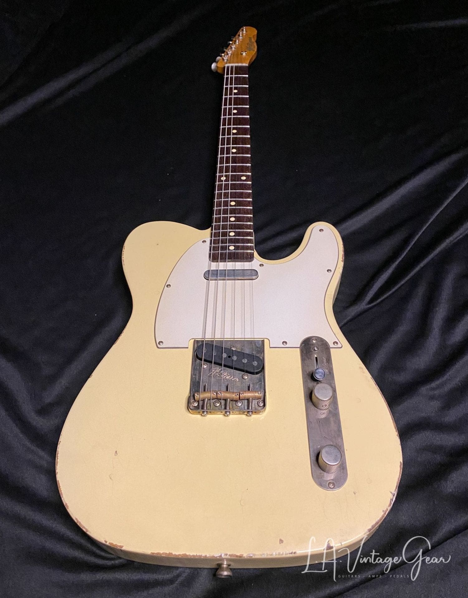 K-Line Truxton T-Style White Guard Electric Guitar in Vintage White -Brand New! - Image 2