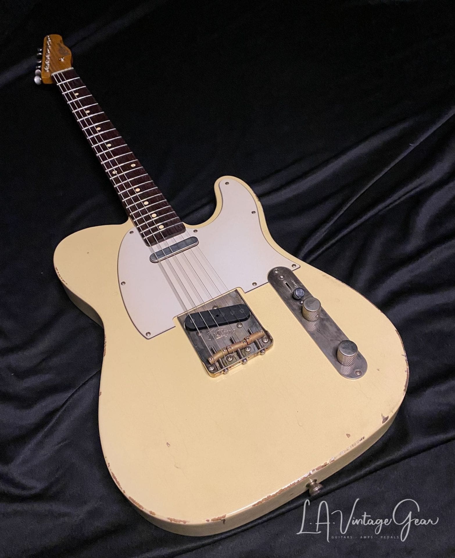 K-Line Truxton T-Style White Guard Electric Guitar in Vintage White -Brand New! - Image 3