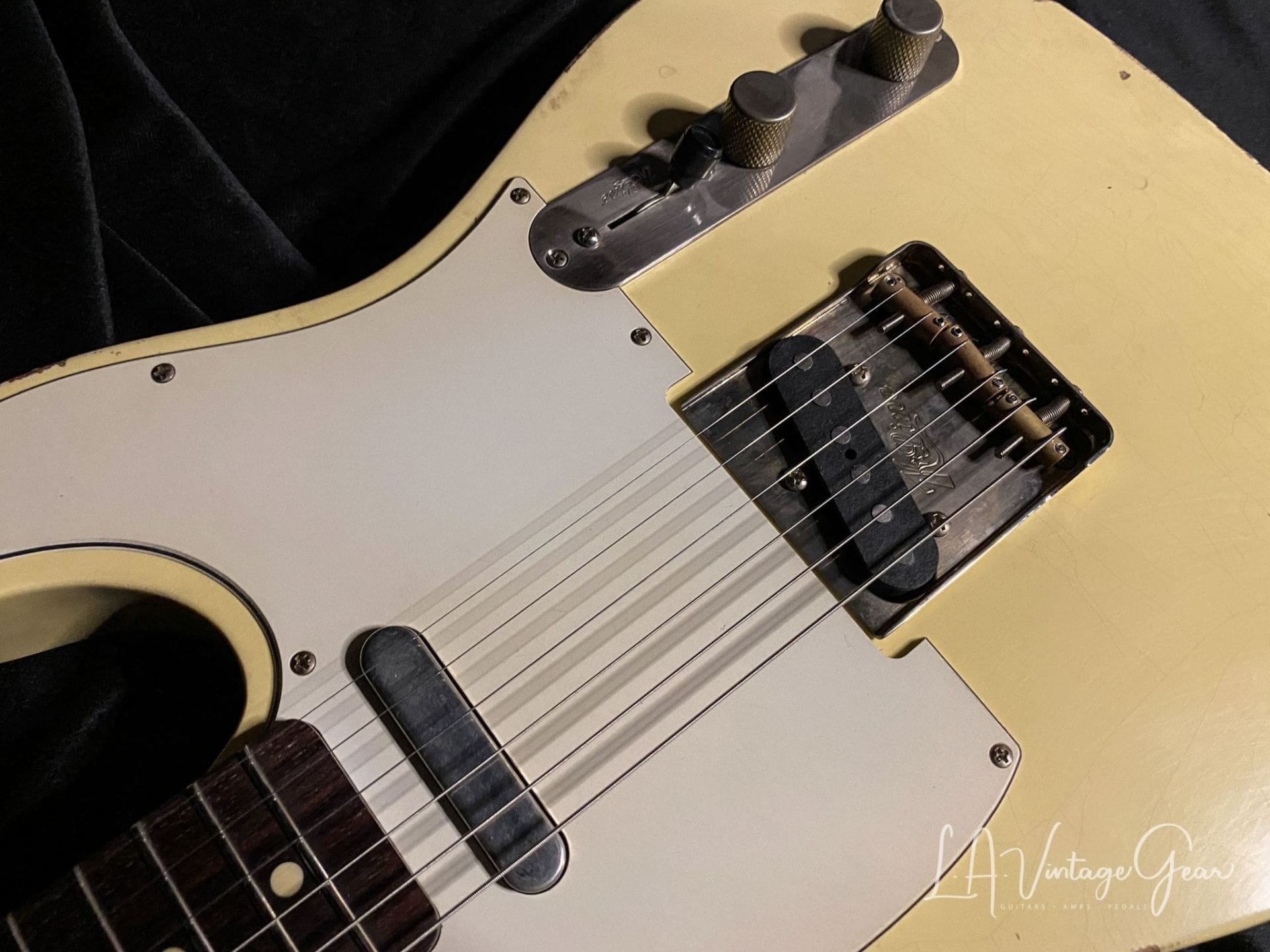 K-Line Truxton T-Style White Guard Electric Guitar in Vintage White -Brand New! - Image 11