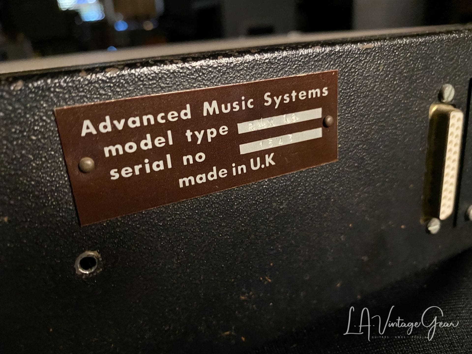 AMS RMX16 Digital Reverb - Recently Serviced and in Great Working Condition! - Image 6