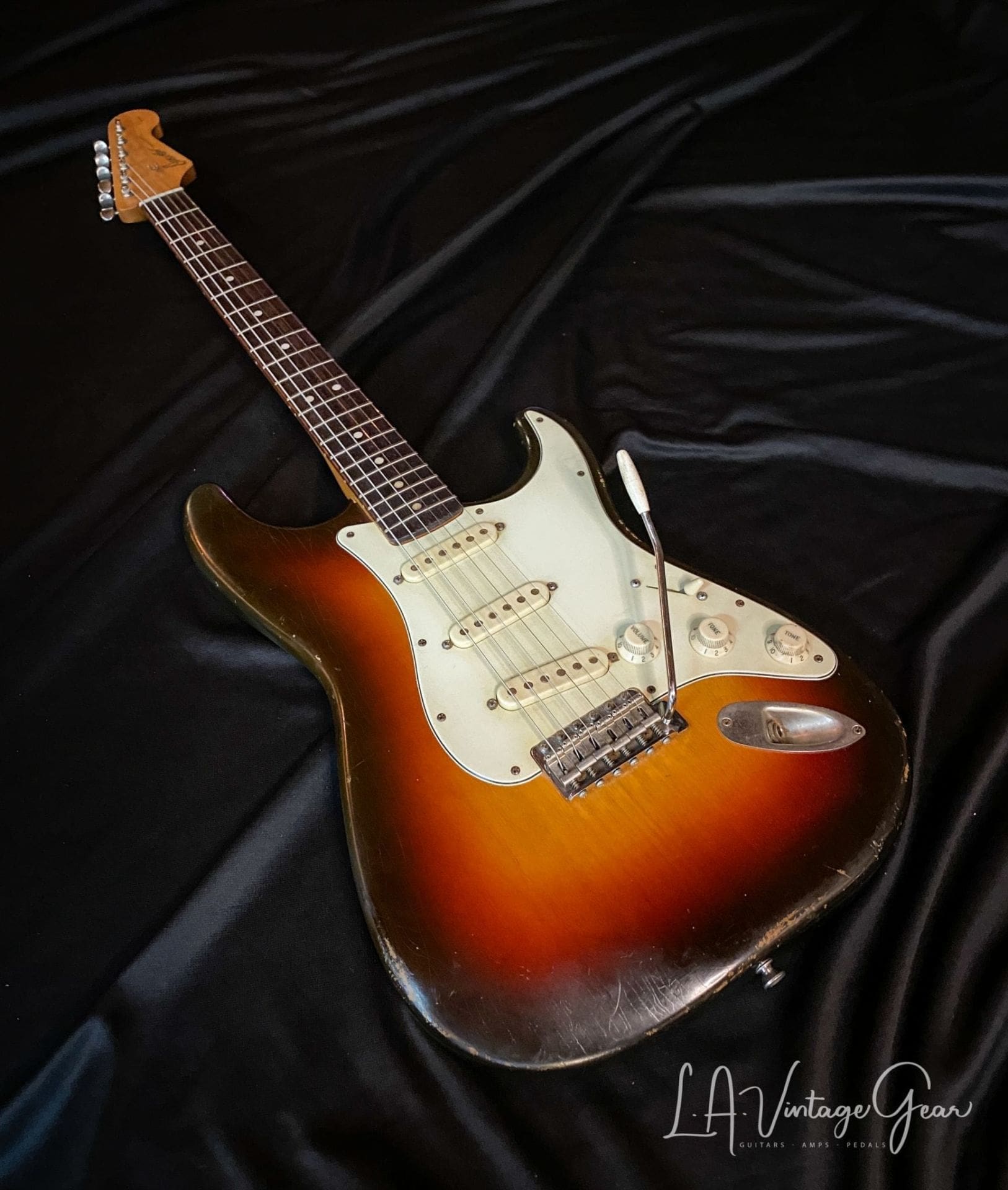 (SOLD) Danocaster 3T Sunburst Double Cut Electric Guitar - Image 3