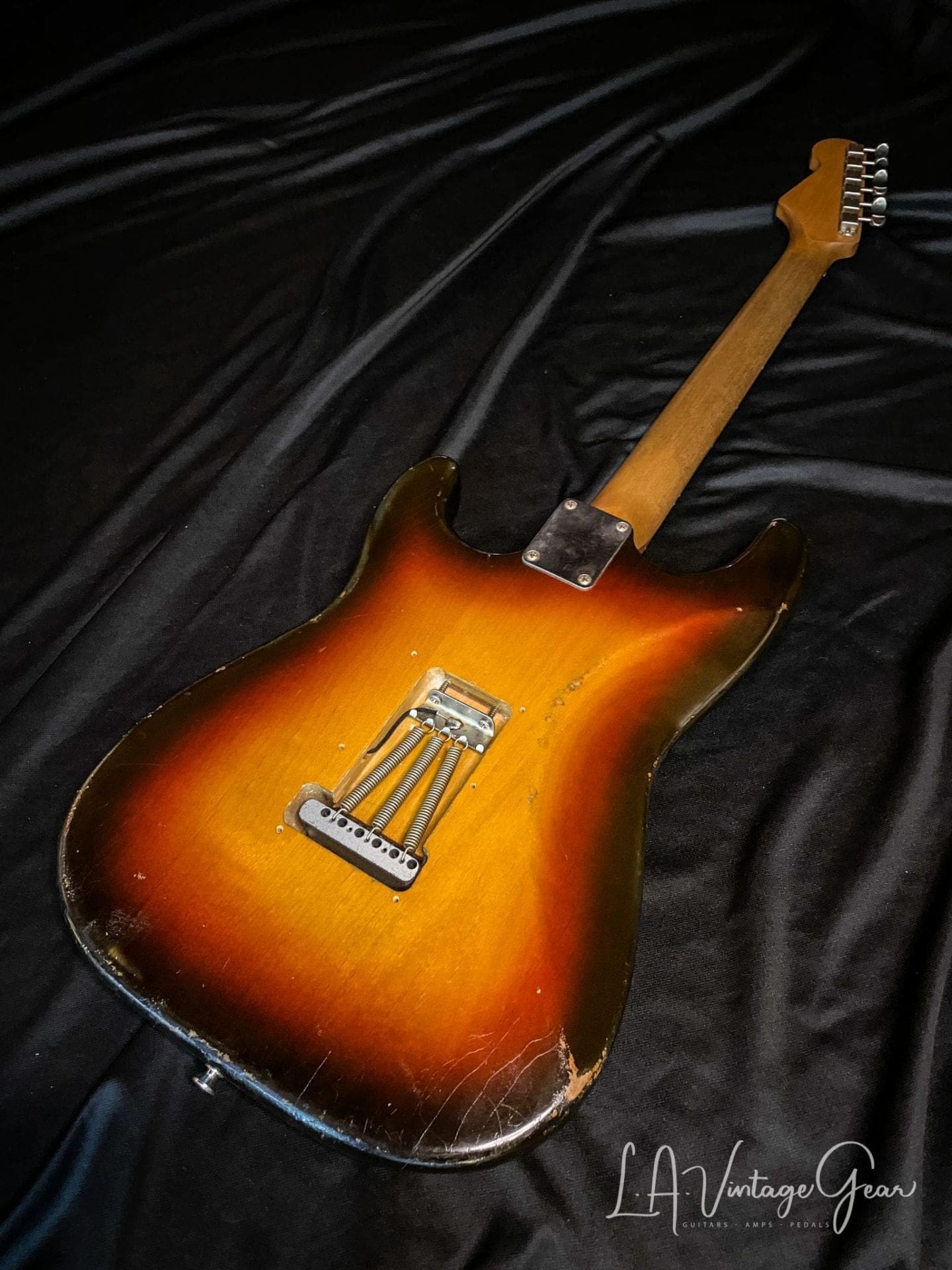 (SOLD) Danocaster 3T Sunburst Double Cut Electric Guitar - Image 6