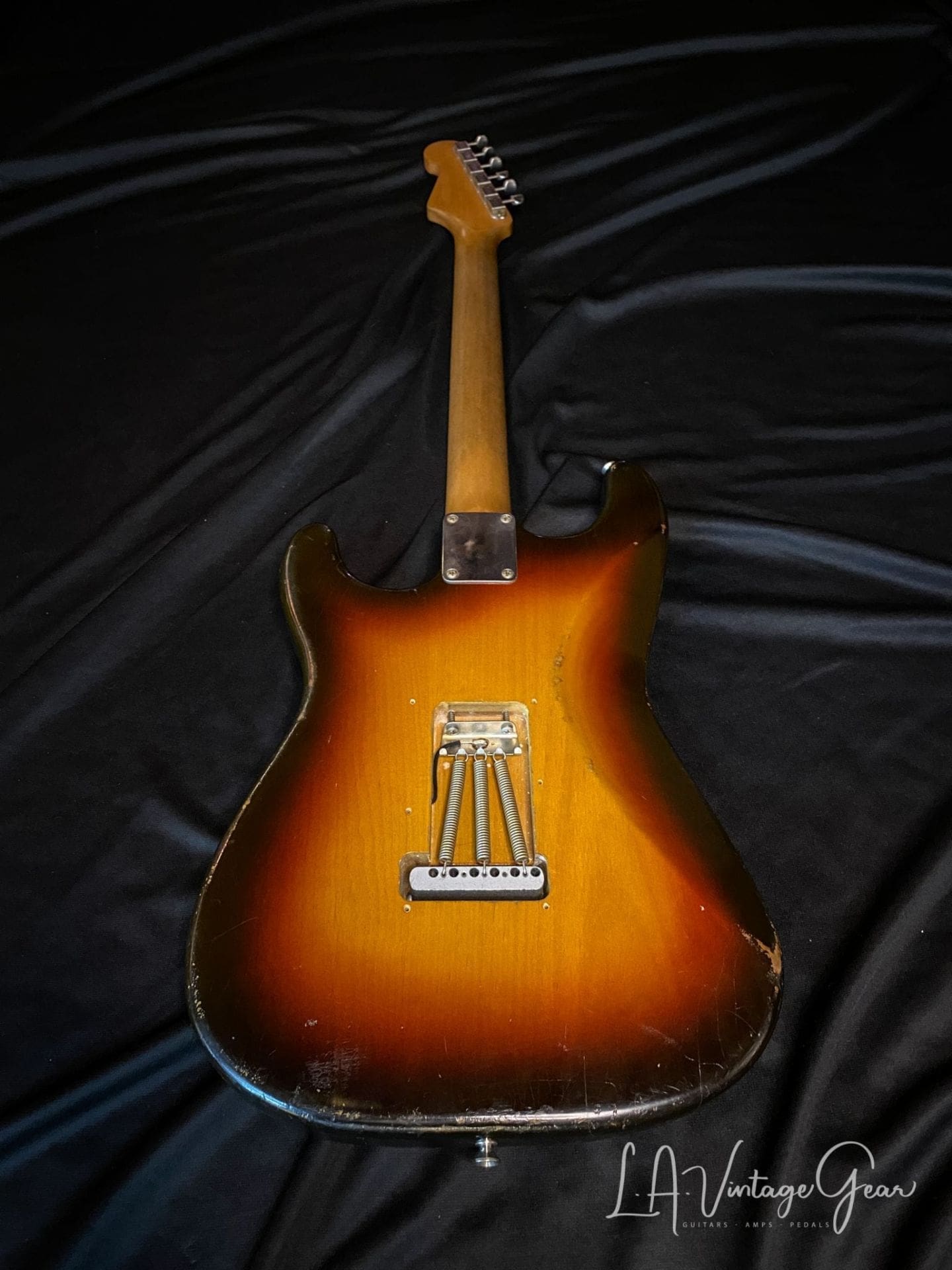 (SOLD) Danocaster 3T Sunburst Double Cut Electric Guitar - Image 7
