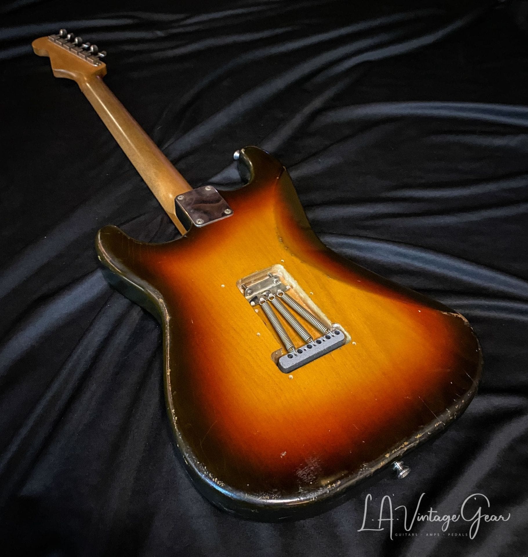 (SOLD) Danocaster 3T Sunburst Double Cut Electric Guitar - Image 8
