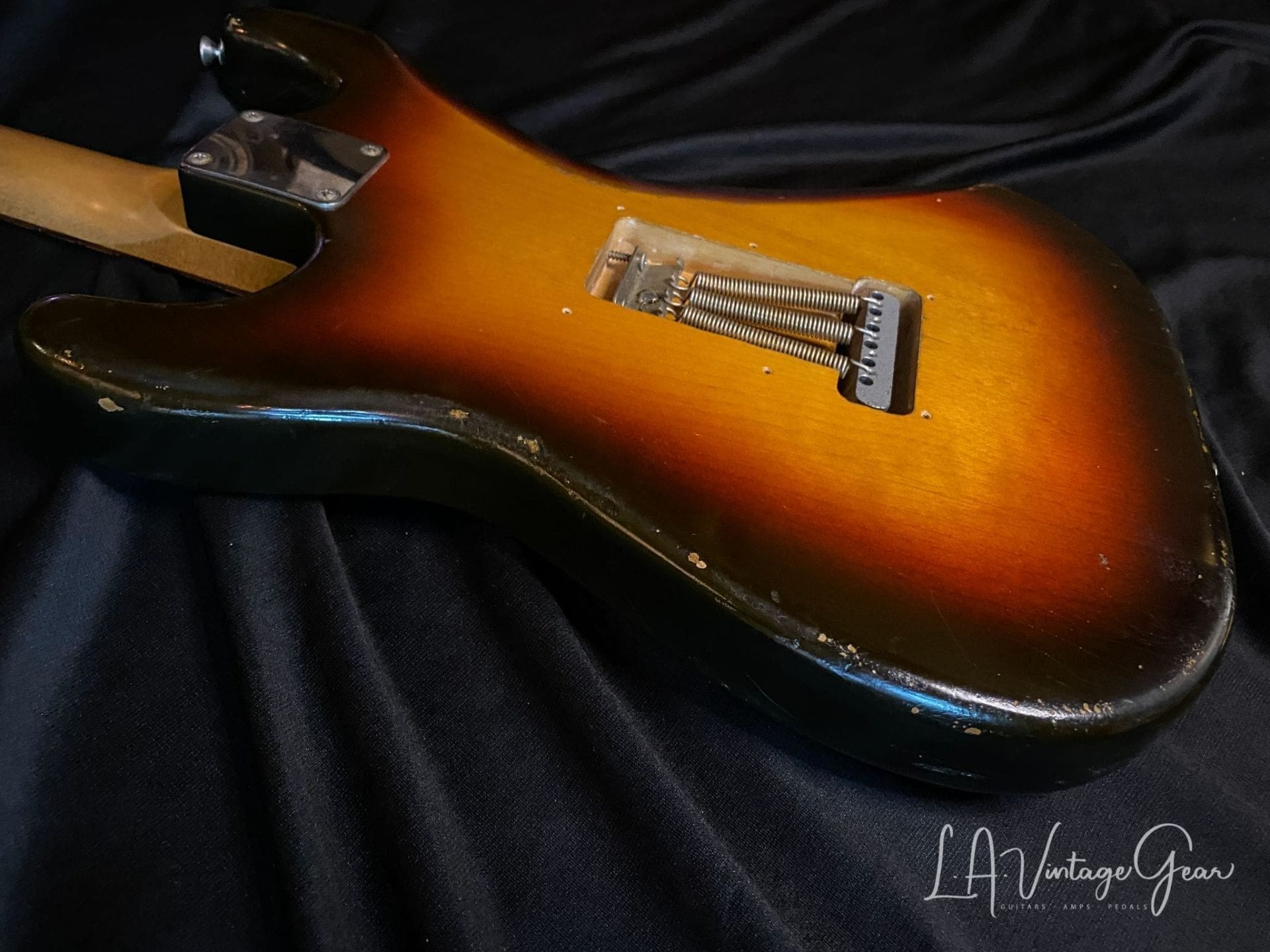 (SOLD) Danocaster 3T Sunburst Double Cut Electric Guitar - Image 9