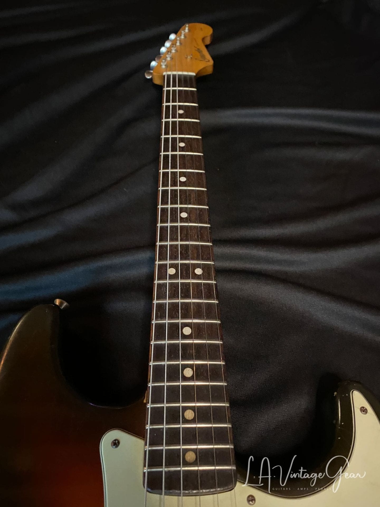 (SOLD) Danocaster 3T Sunburst Double Cut Electric Guitar - Image 10