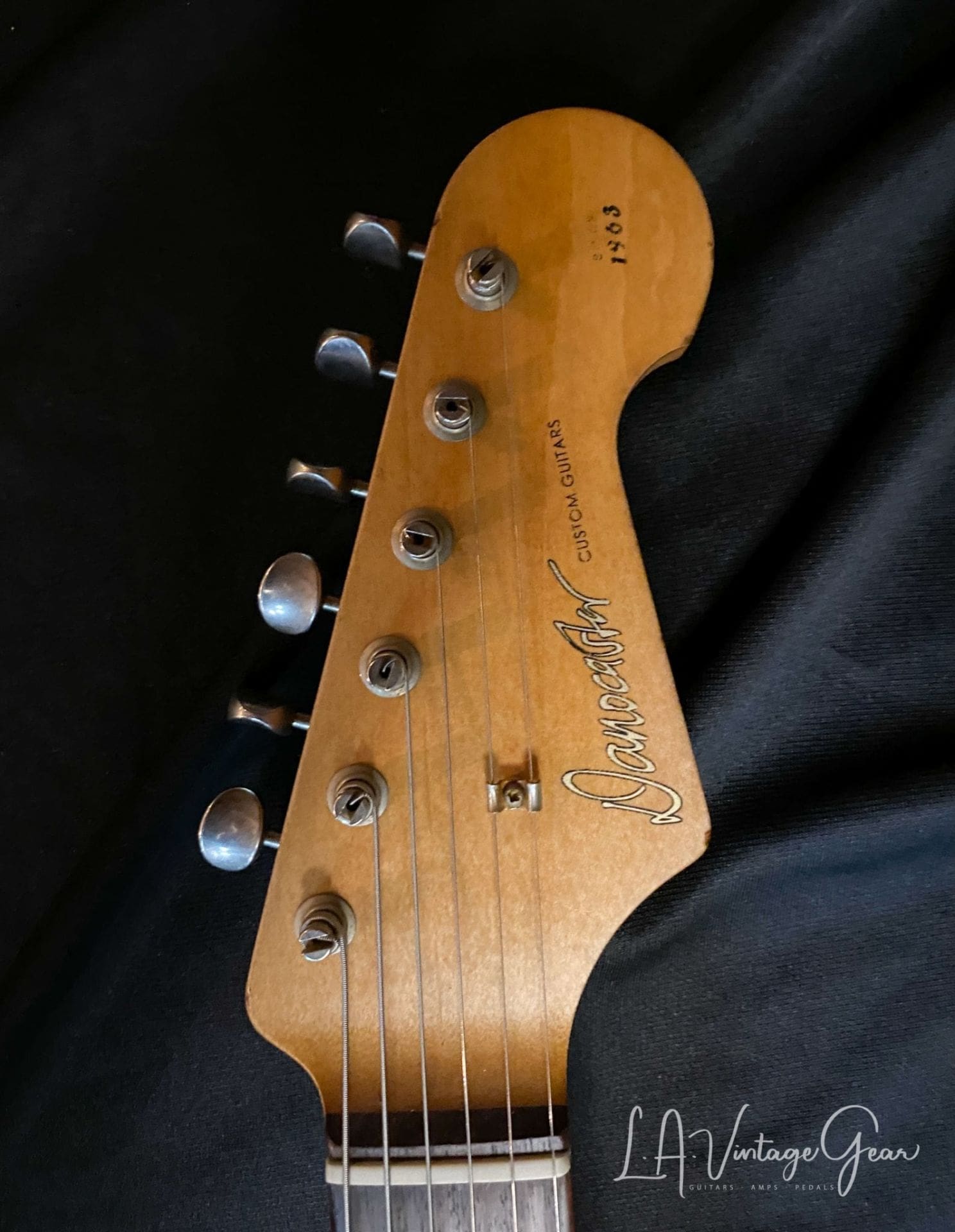 (SOLD) Danocaster 3T Sunburst Double Cut Electric Guitar - Image 12