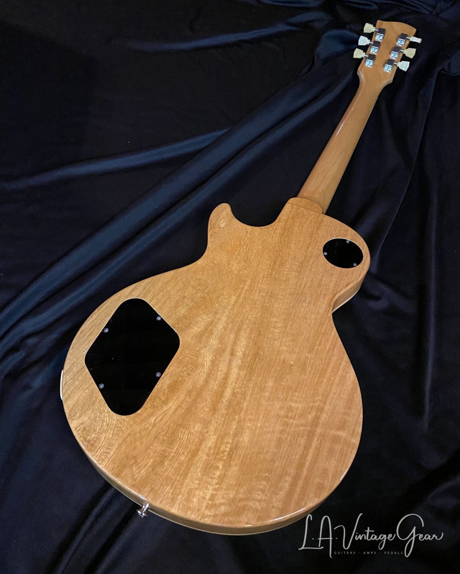 Rutters LP Inspired Guitar - Beautiful One Piece Flame Top ! Ron Ellis Humbuckers ! Korina Back - Image 8
