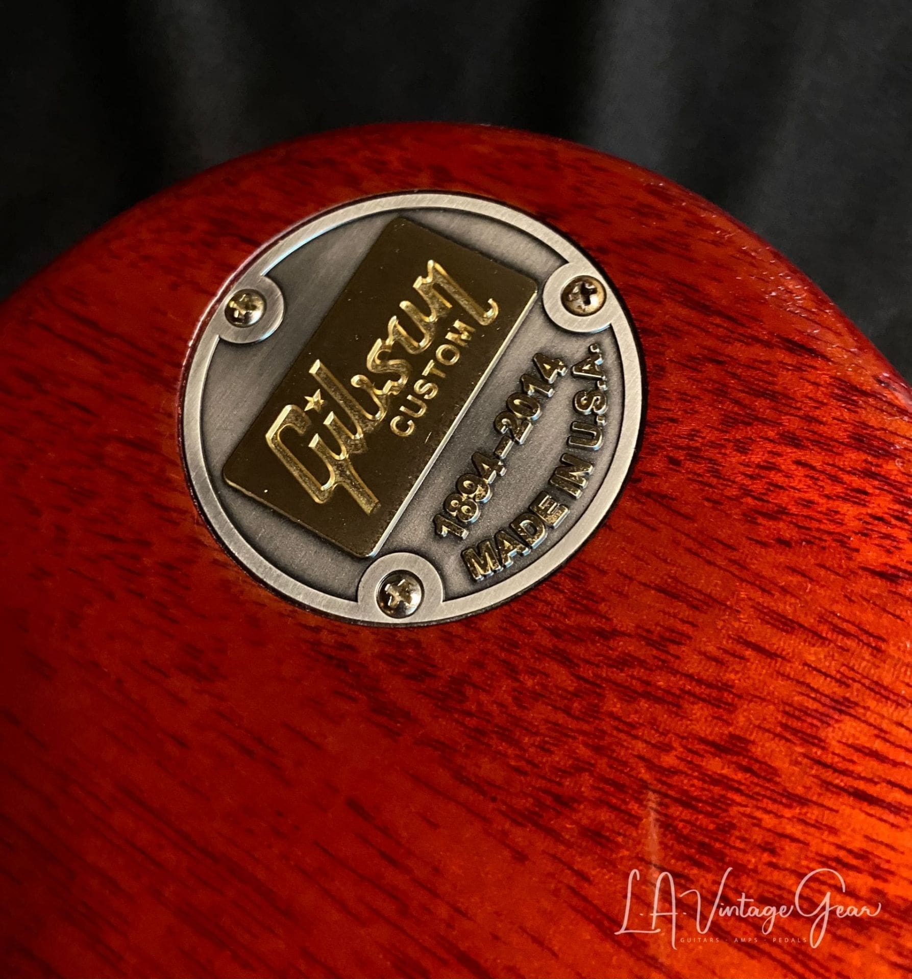 Gibson '59 Reissue Les Paul Custom VOS Electric Guitar 2014 Sunrise Tea Burst Flame Top - Image 13