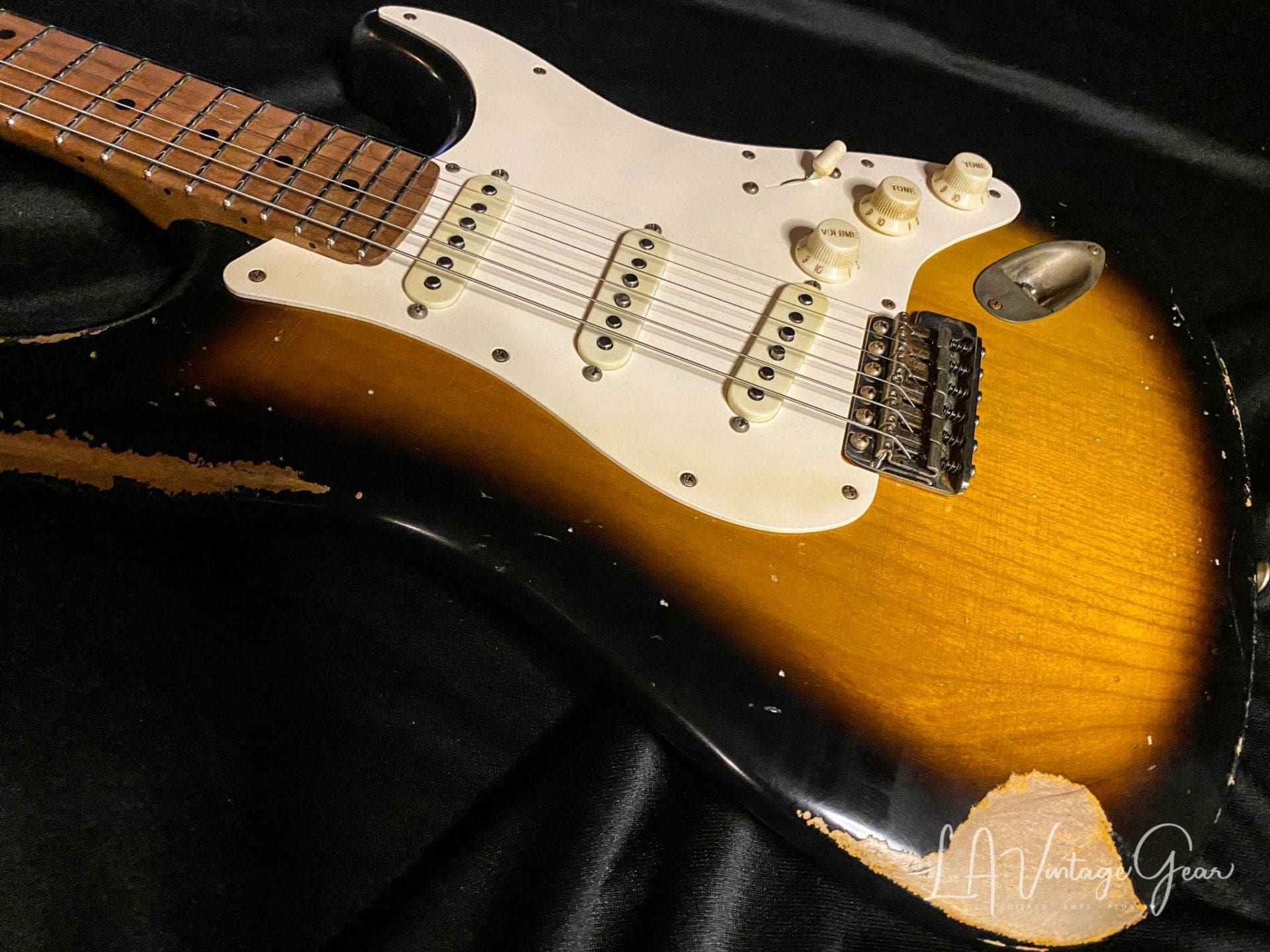 Xotic S-Style 2 Tone Burst Electric Guitar - XSC-1 #1910 - Image 5