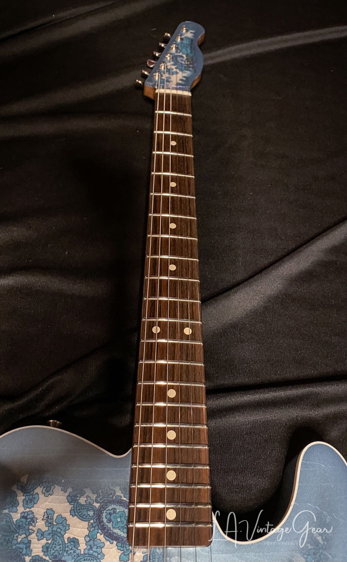 Xotic Blue Paisley T-Style Guitar XTC-1 #2149 - Image 5
