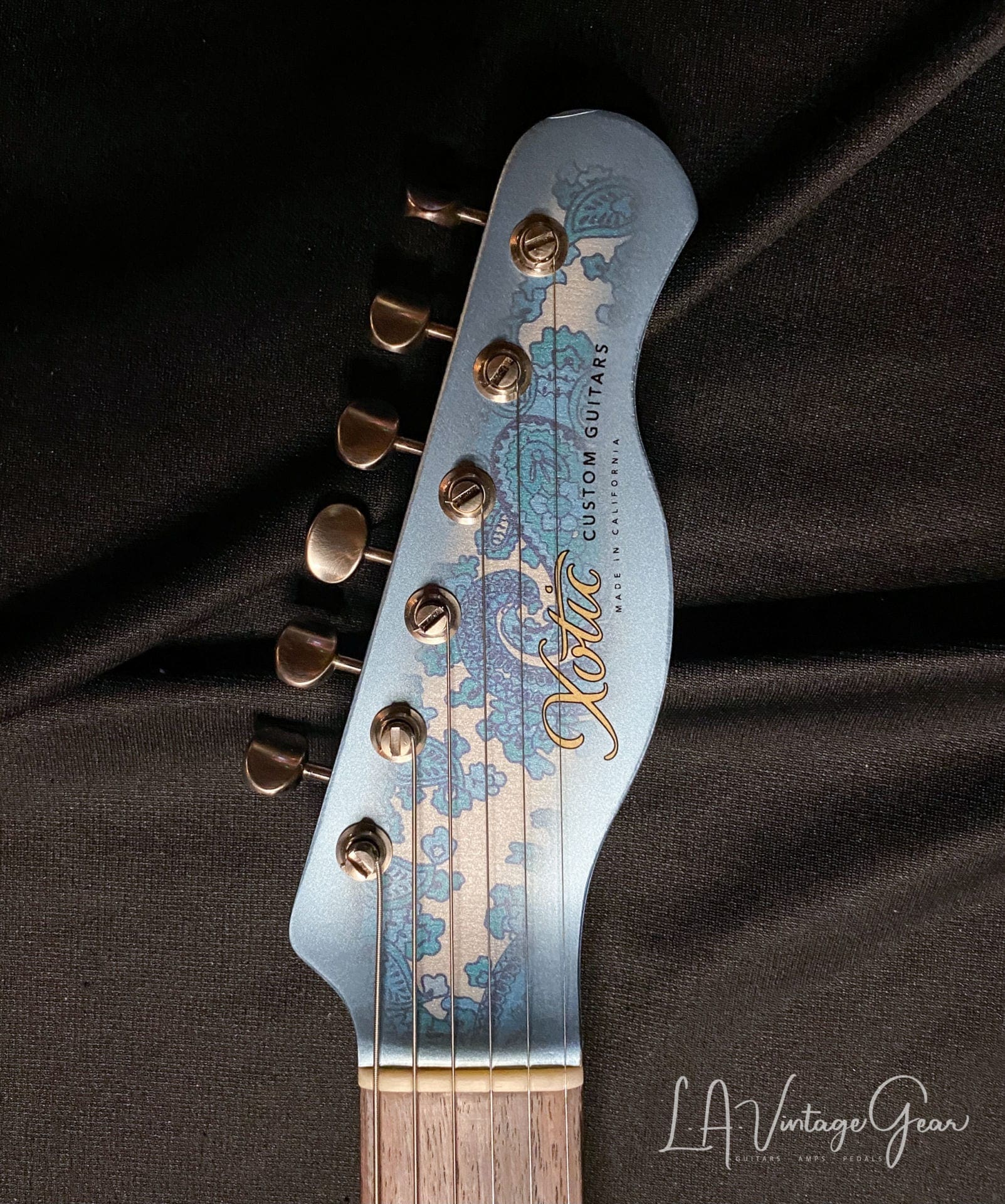 Xotic Blue Paisley T-Style Guitar XTC-1 #2149 - Image 7