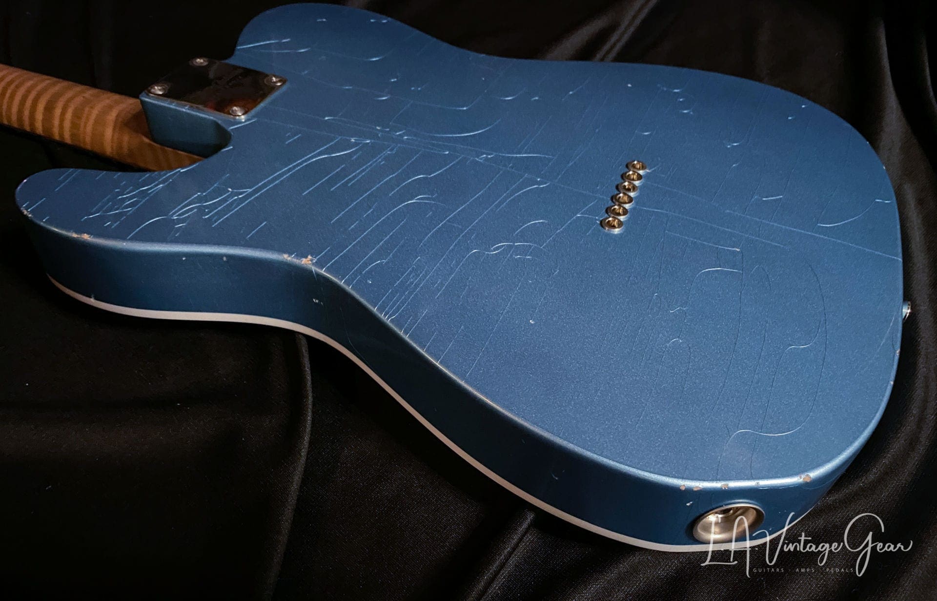 Xotic Blue Paisley T-Style Guitar XTC-1 #2149 - Image 13
