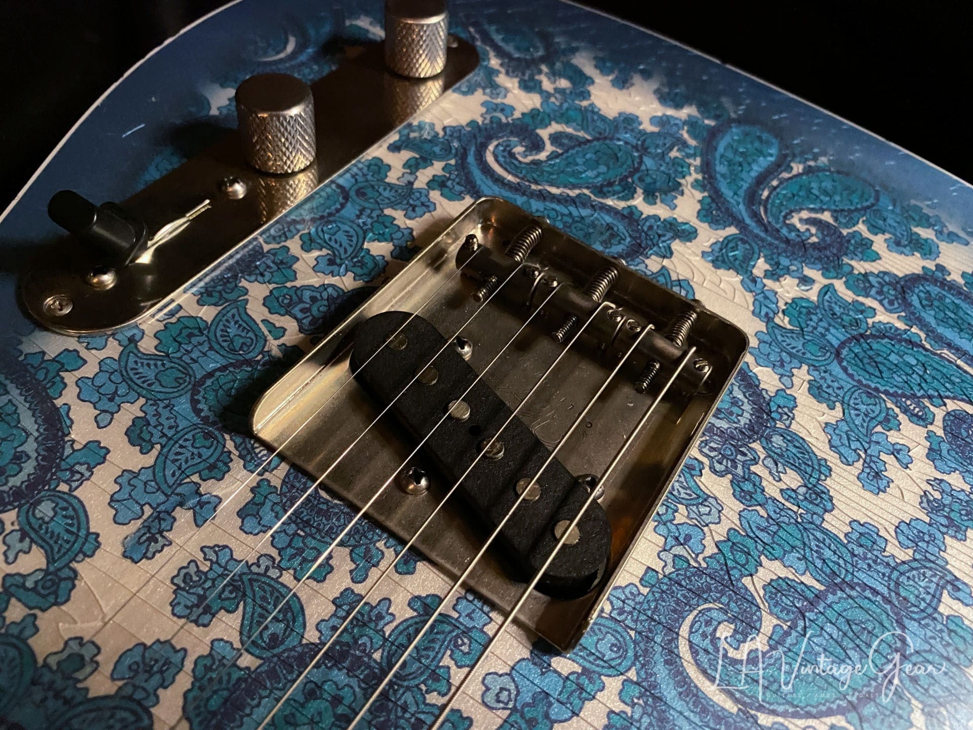 Xotic Blue Paisley T-Style Guitar XTC-1 #2149 - Image 15