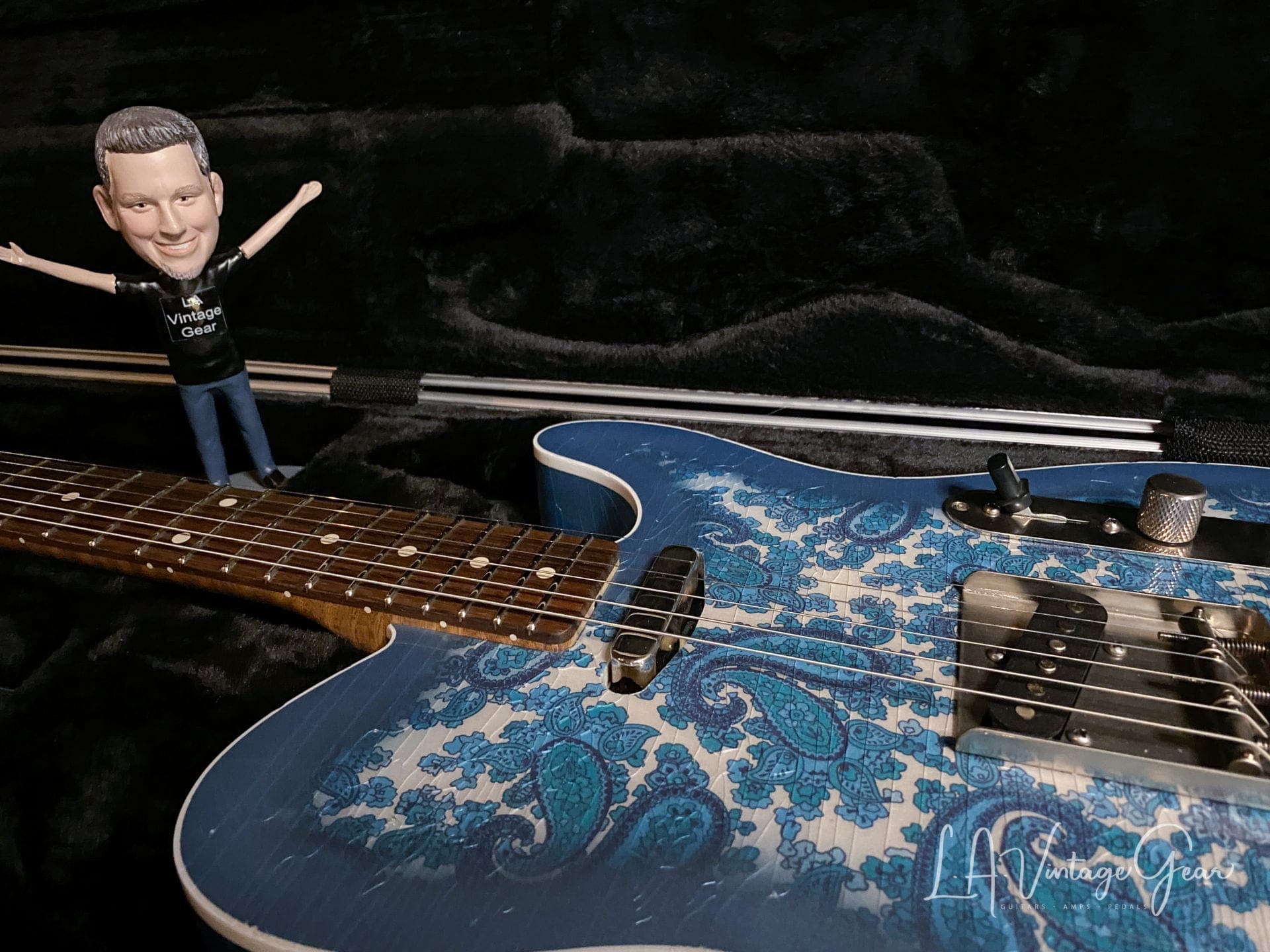Xotic Blue Paisley T-Style Guitar XTC-1 #2149 - Image 19