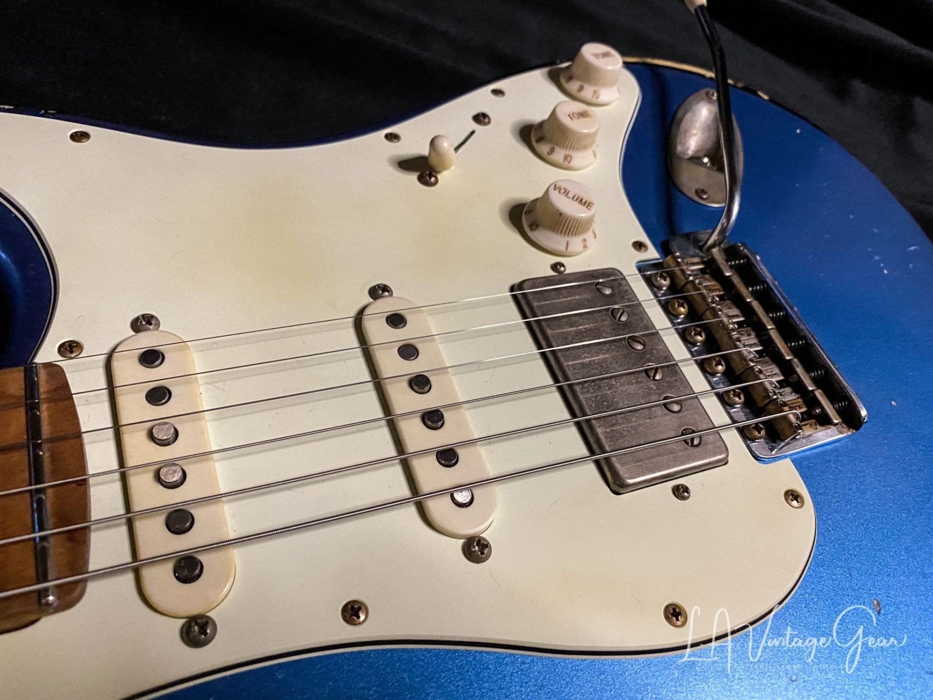 Xotic S-Style Electric Guitar XSC-2 in Lake Placid Blue over a 3T 'Burst #1915 - Image 6