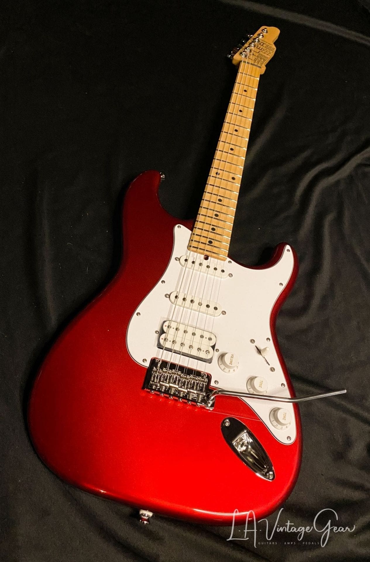 (SOLD) Tyler Classic Electric Guitar in Candy Apple Red - SSH Pickup Configuration