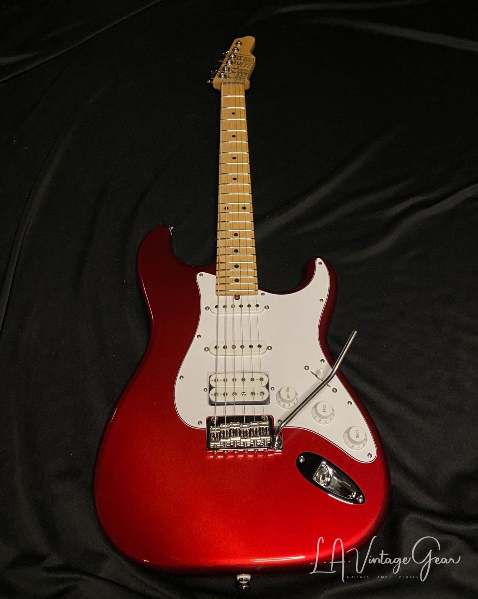 (SOLD) Tyler Classic Electric Guitar in Candy Apple Red - SSH Pickup Configuration - Image 2