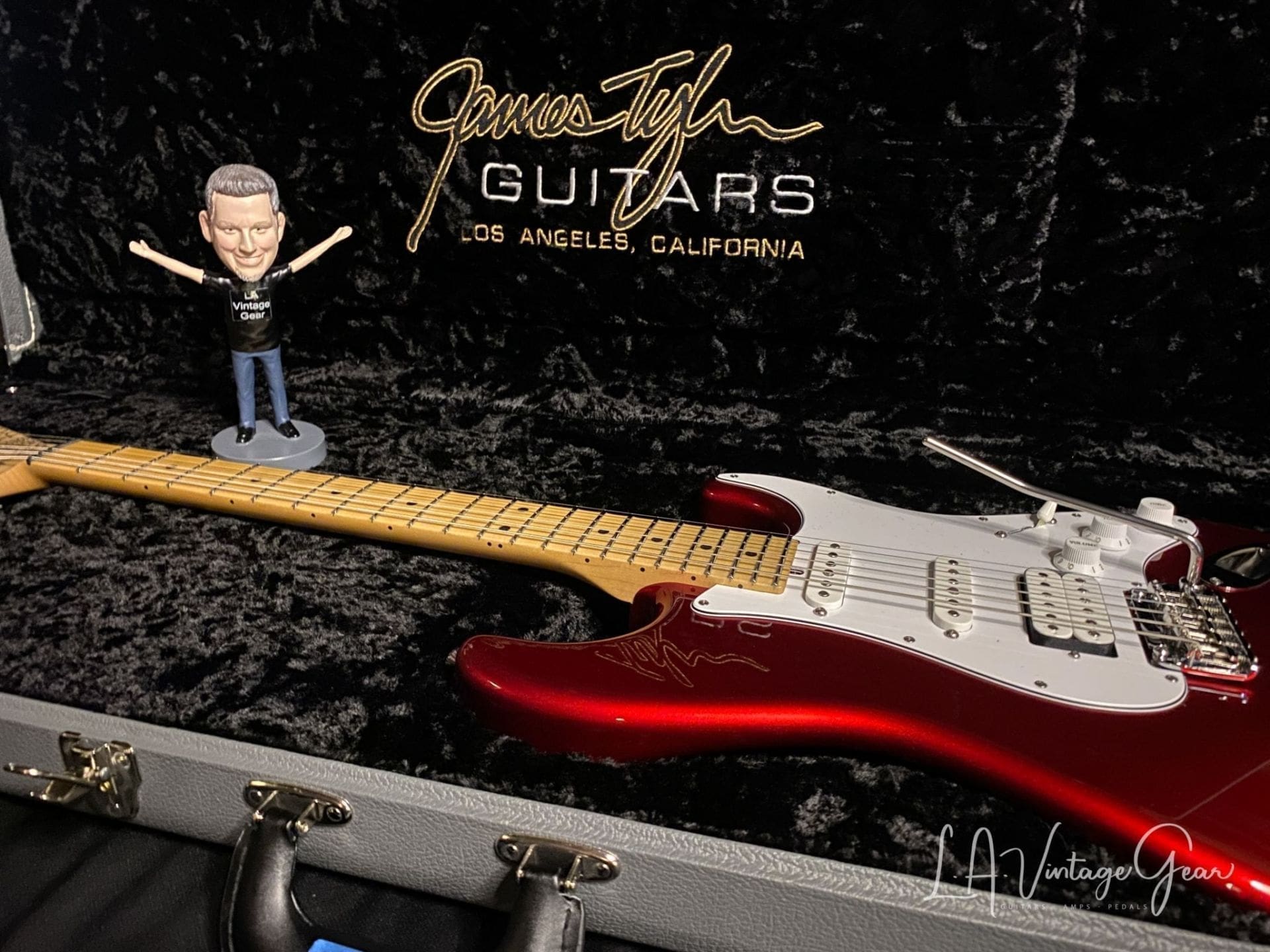 (SOLD) Tyler Classic Electric Guitar in Candy Apple Red - SSH Pickup Configuration - Image 21