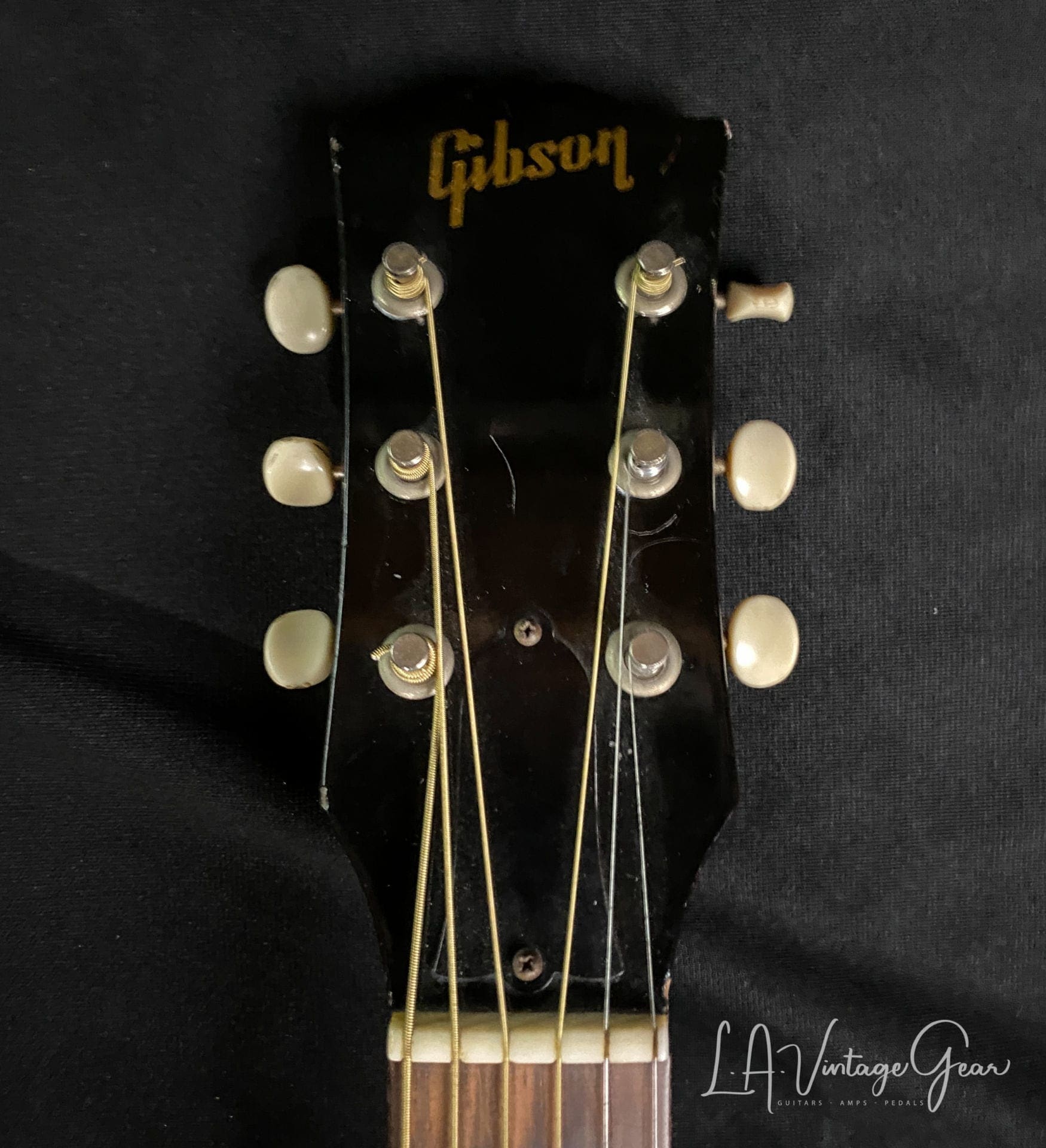 Gibson 1960 Vintage J45 Acoustic Guitar - Sunburst Finish - Great Guitar - Image 7