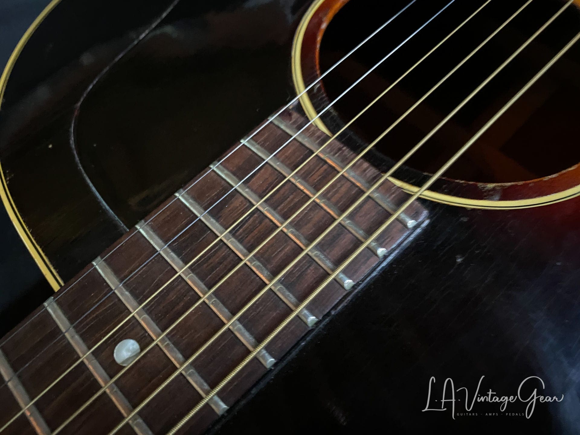 Gibson 1960 Vintage J45 Acoustic Guitar - Sunburst Finish - Great Guitar - Image 18