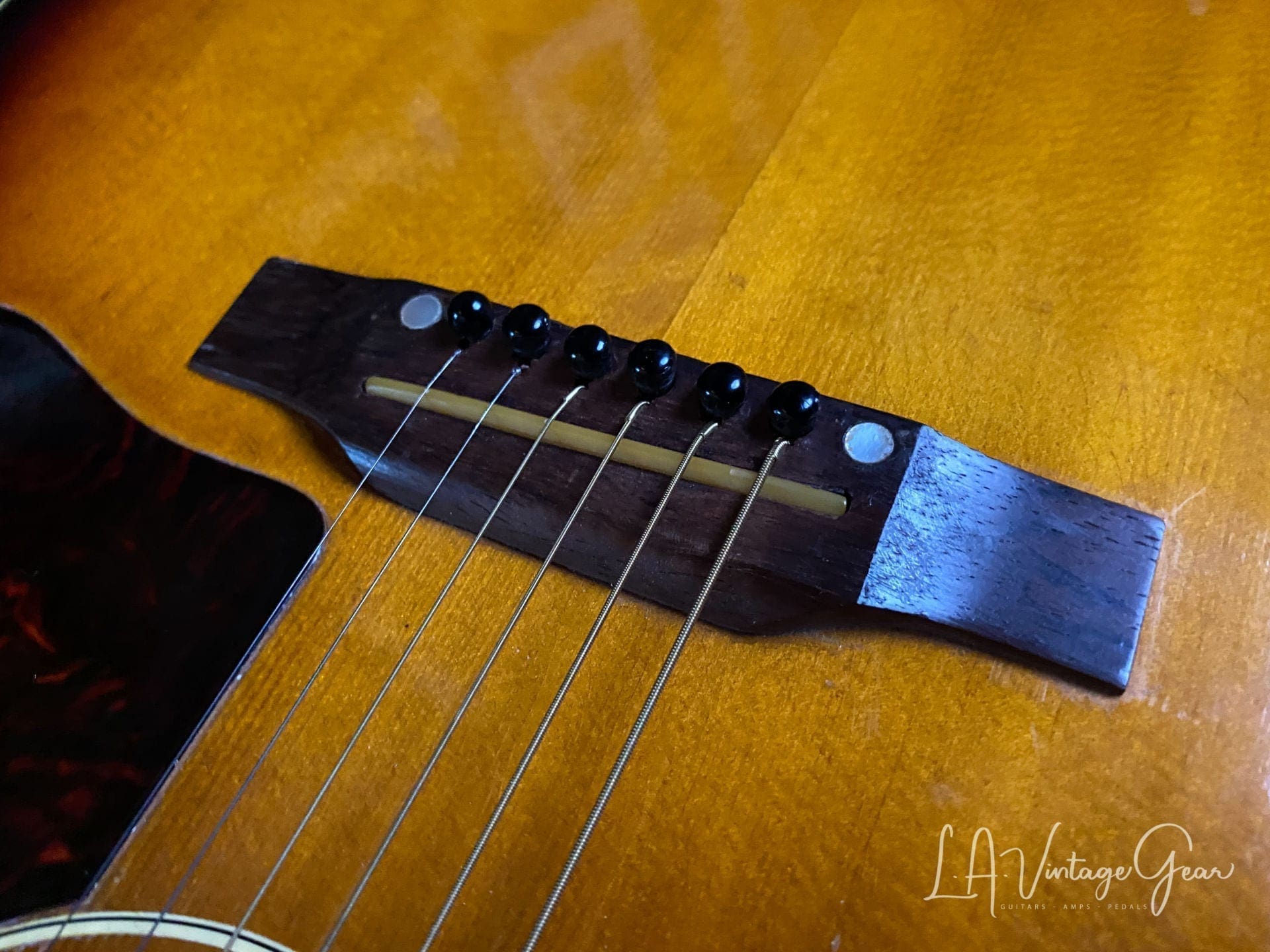 Gibson 1960 Vintage J45 Acoustic Guitar - Sunburst Finish - Great Guitar - Image 19