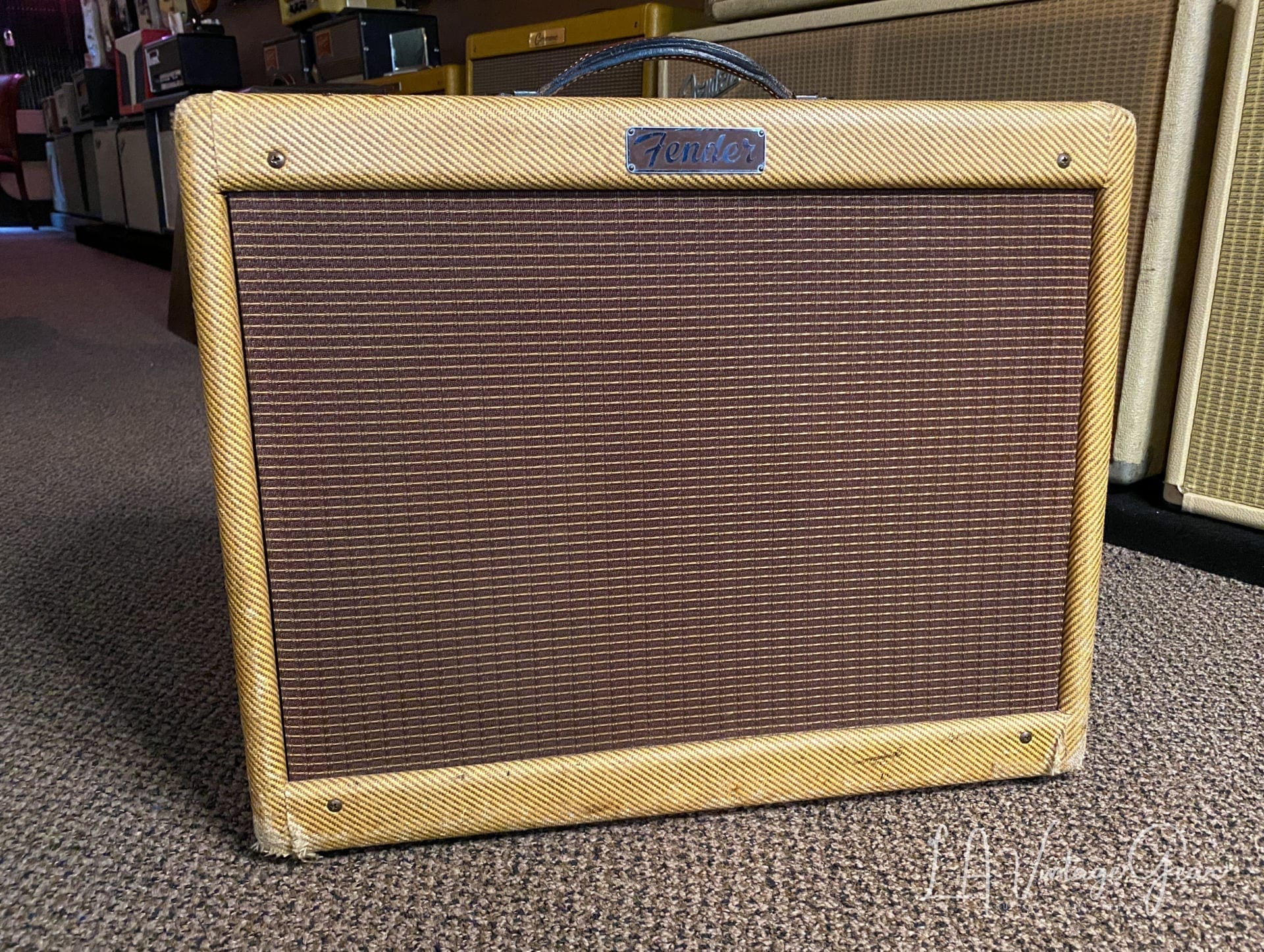 (SOLD) 1955 Vintage Fender Tremolux Tweed Guitar Amplifier -5E9 Circuit - We LOVE this amp !