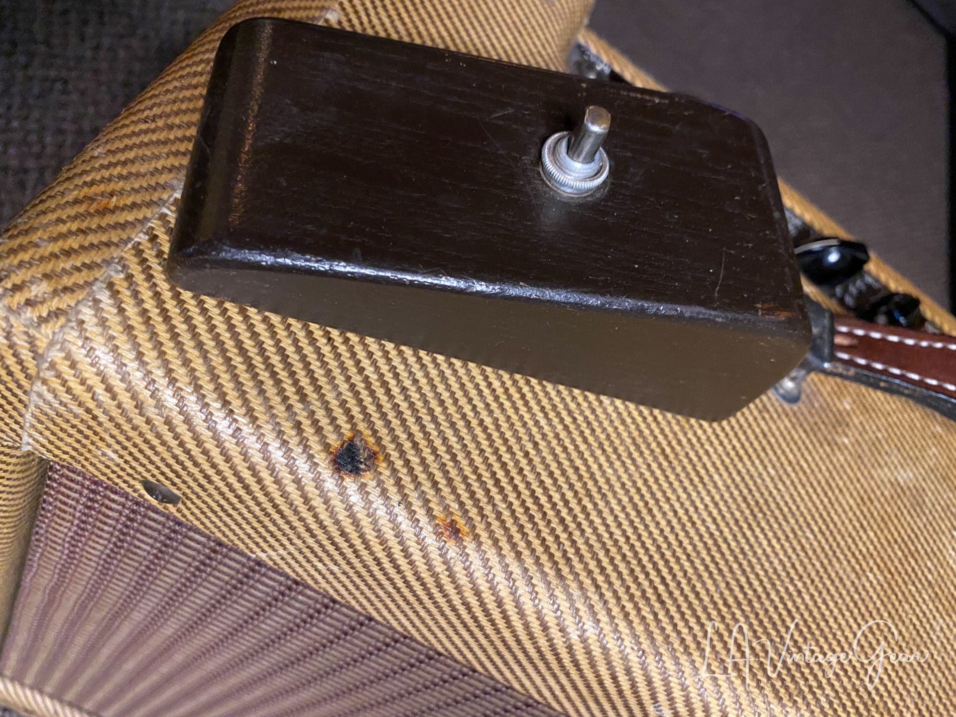 (SOLD) 1955 Vintage Fender Tremolux Tweed Guitar Amplifier -5E9 Circuit - We LOVE this amp ! - Image 8