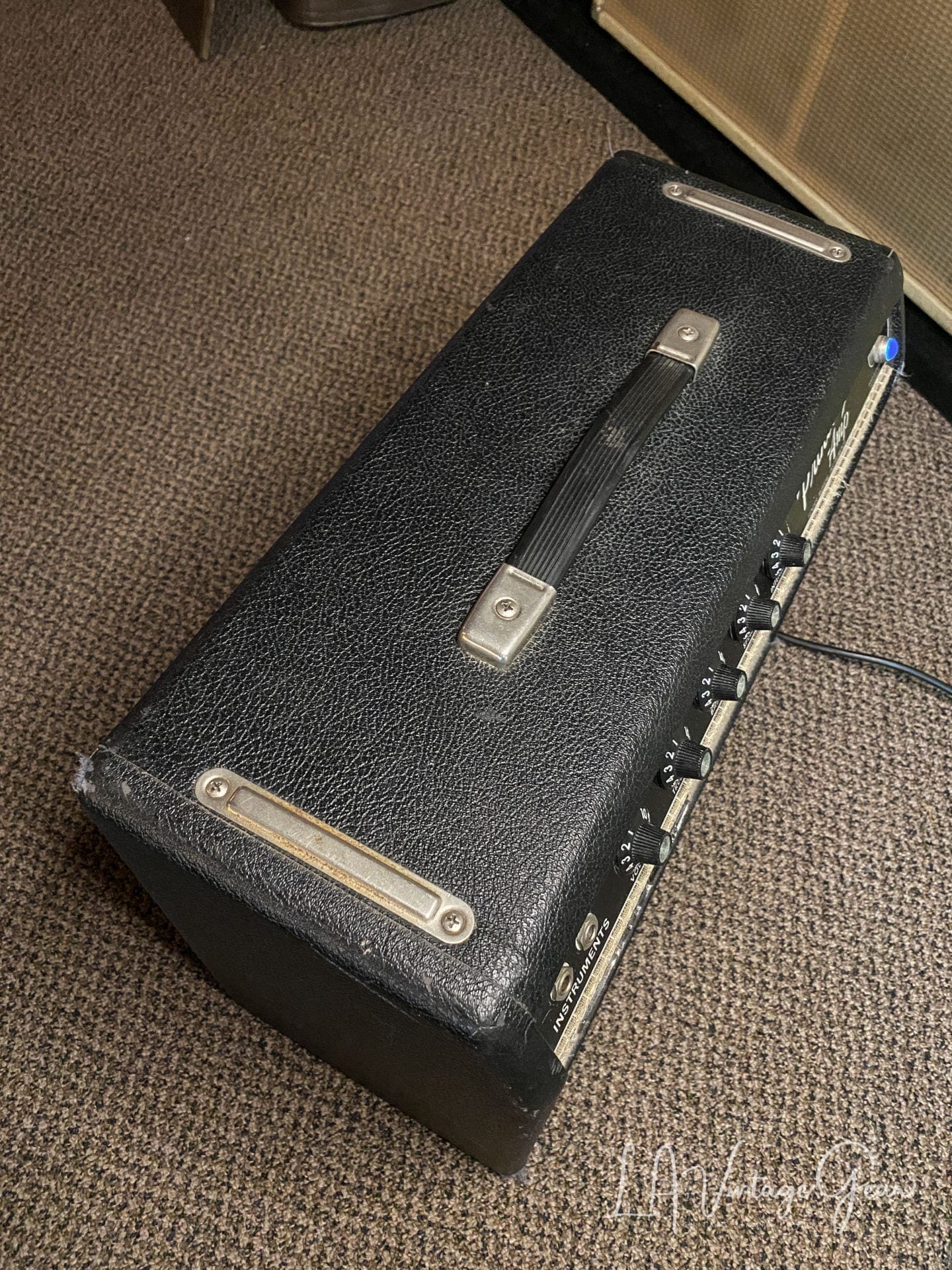 1966 Vintage Fender Princeton Blackface Guitar Amplifier - Sweet little amp - Image 6