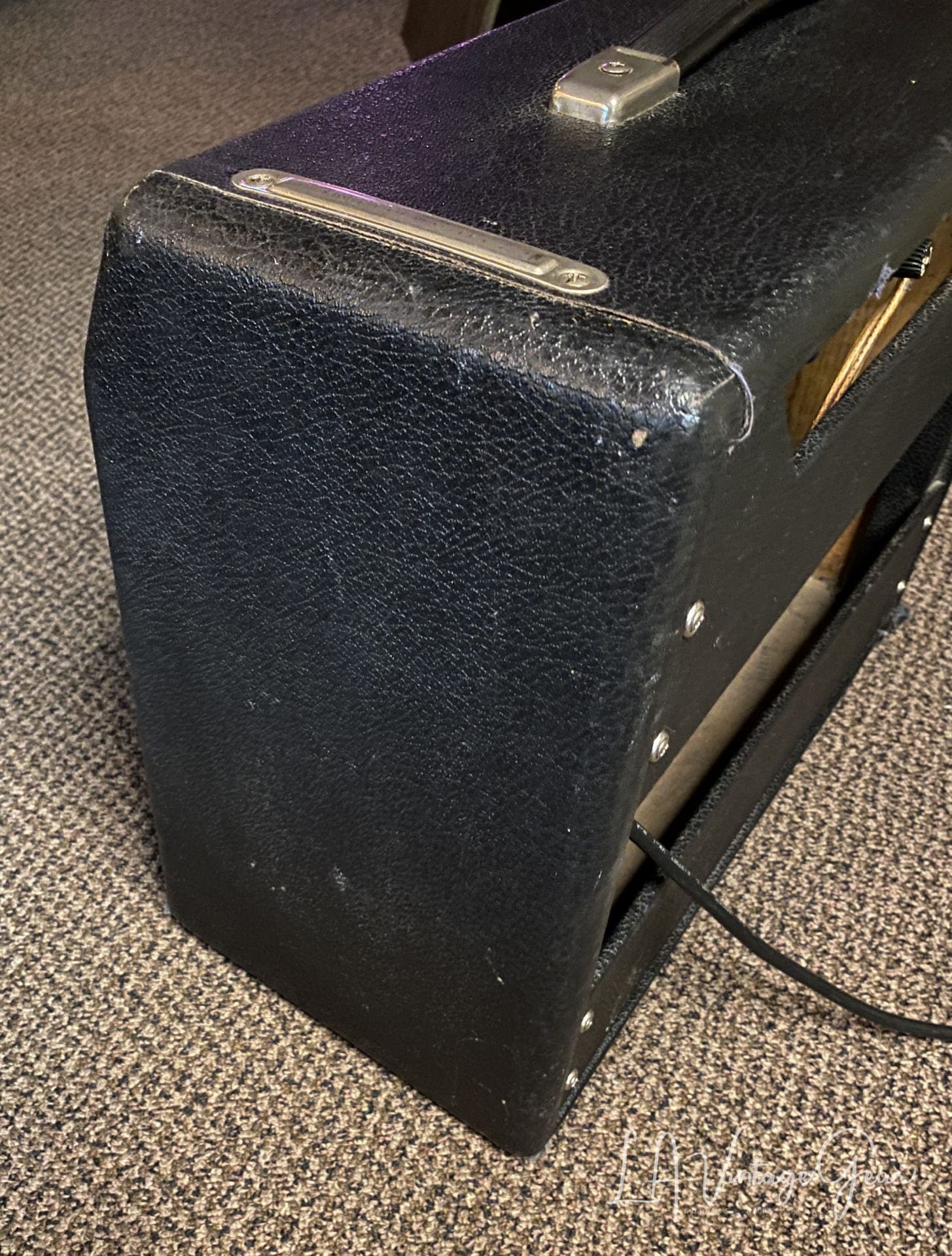 1966 Vintage Fender Princeton Blackface Guitar Amplifier - Sweet little amp - Image 4