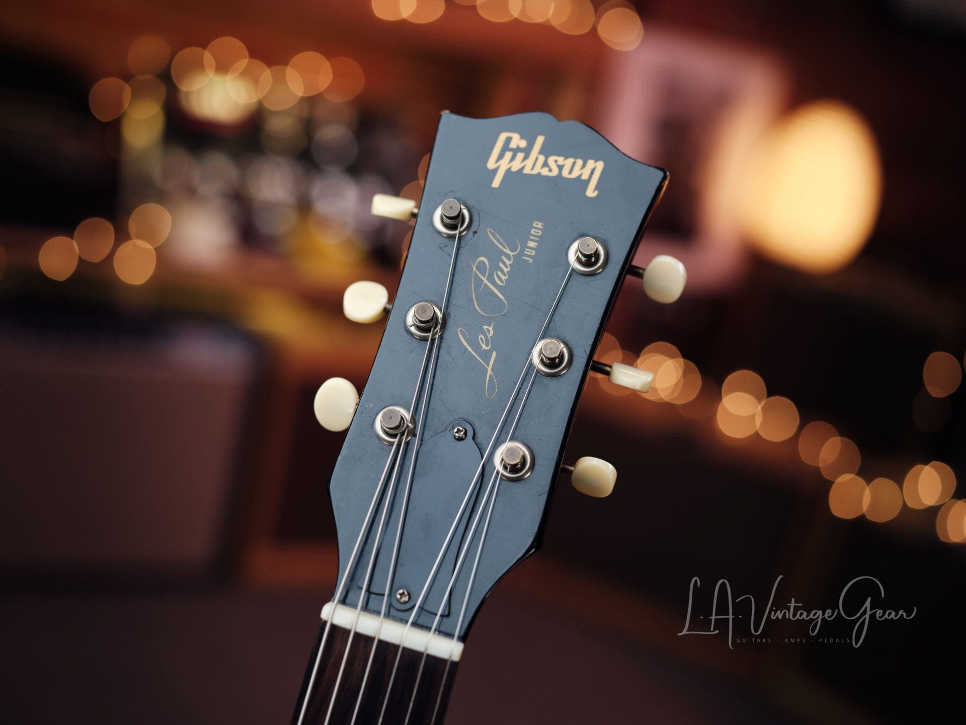 Gibson 1955 Vintage Les Paul Jr Electric Guitar - Sunburst Finish - Image 11