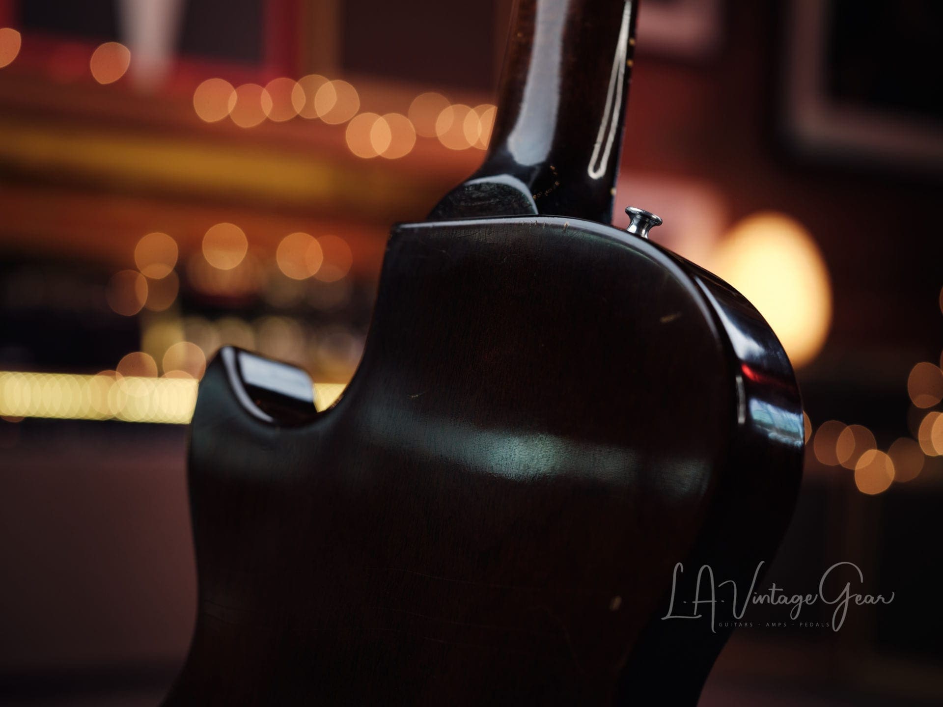 Gibson 1955 Vintage Les Paul Jr Electric Guitar - Sunburst Finish - Image 9