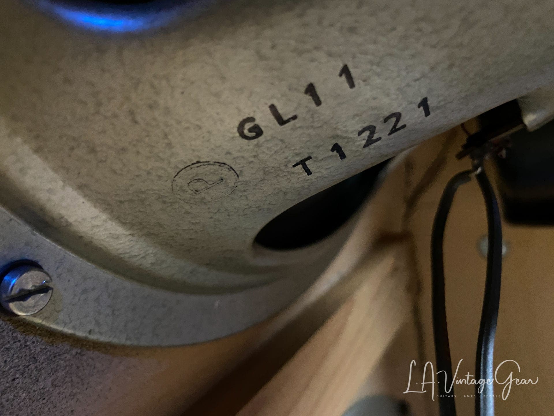 Kerry Wright Recovered Marshall 4 x 12 Slant Cab - Original Celestion Black Back Rola Speakers! - Image 13