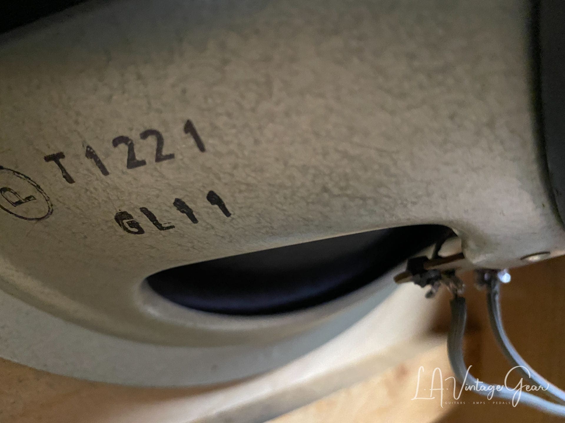 Kerry Wright Recovered Marshall 4 x 12 Slant Cab - Original Celestion Black Back Rola Speakers! - Image 14