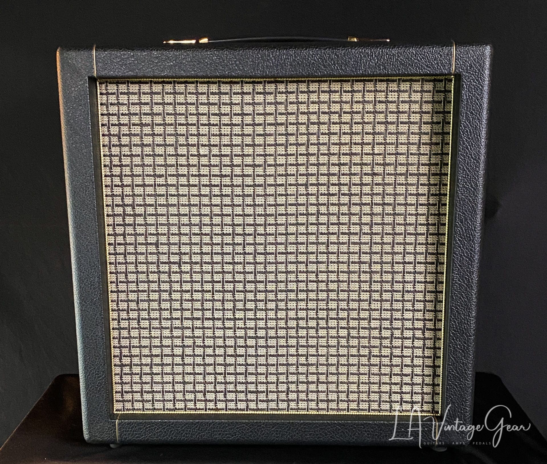Kerry Wright Custom 4 x 8 Cab - Green Levant Finish with Checker Board Grill Cloth & Jensen P8P's