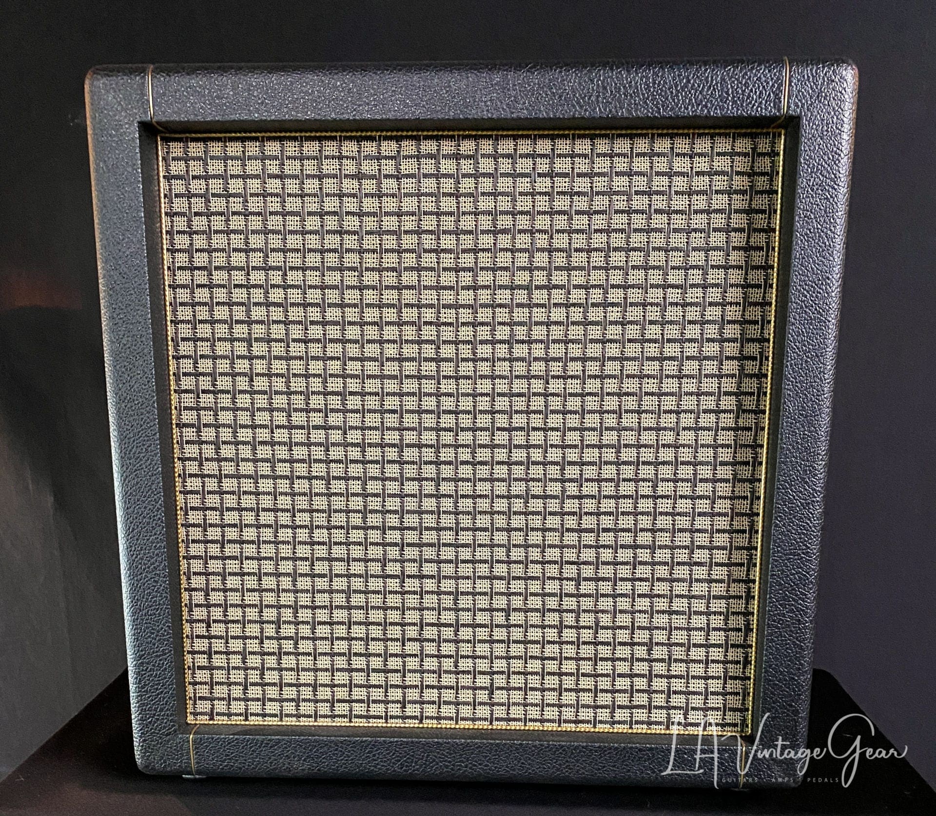 Kerry Wright Custom 4 x 8 Cab - Green Levant Finish with Checker Board Grill Cloth & Jensen P8Q Speakers