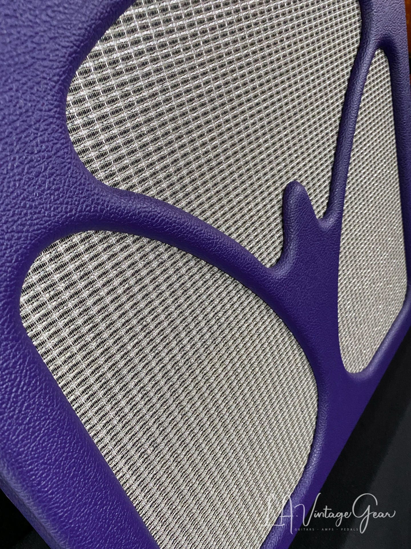 Kerry Wright 3 x 10 Custom Cab - Purple Tolex & Alnico Kodak Speakers - Wacky KW Build ! - Image 2