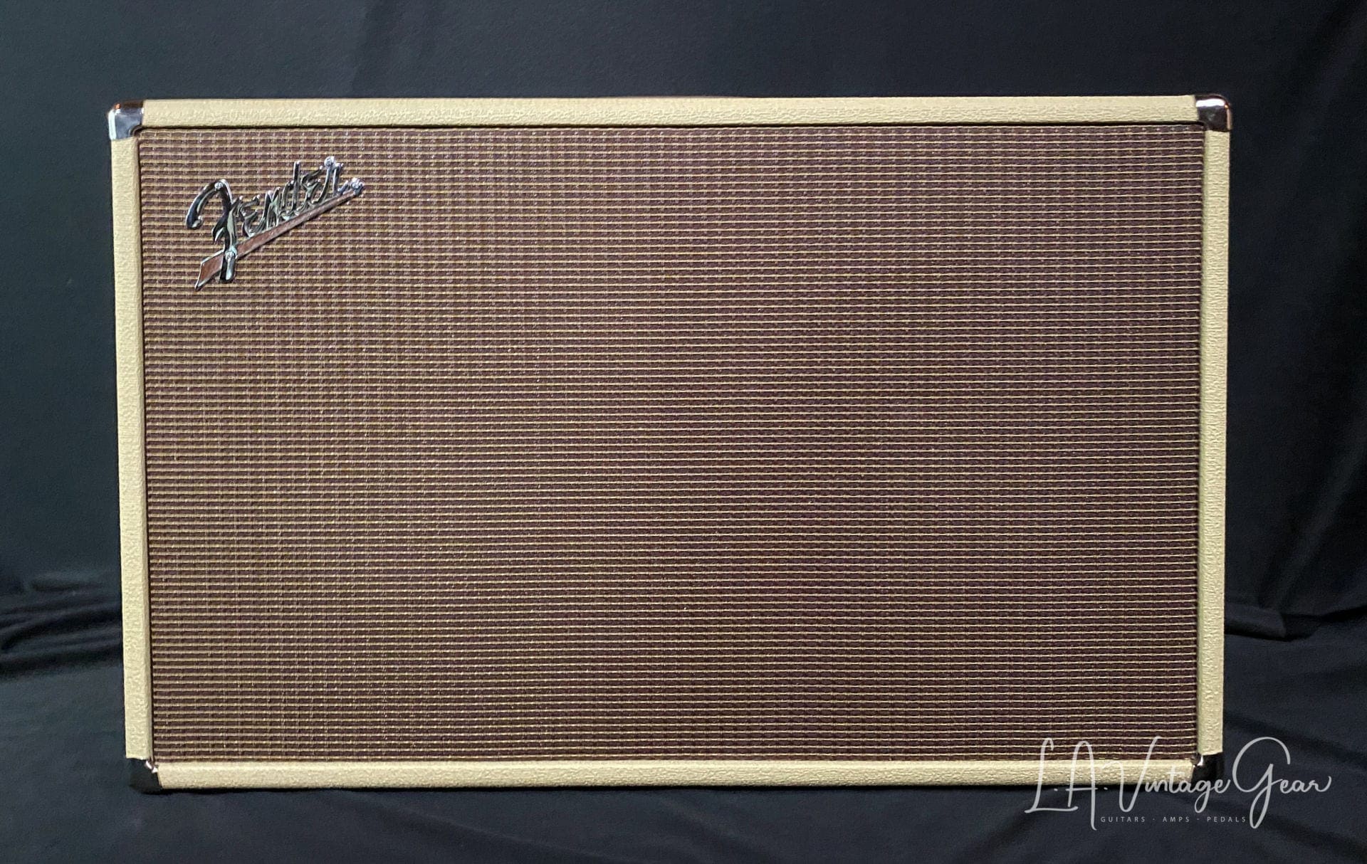 Fender 2 x 12 Cabinet Recovered by Kerry Wright - Blonde Tolex with Oxford 12T6 Speakers . Yea Baby