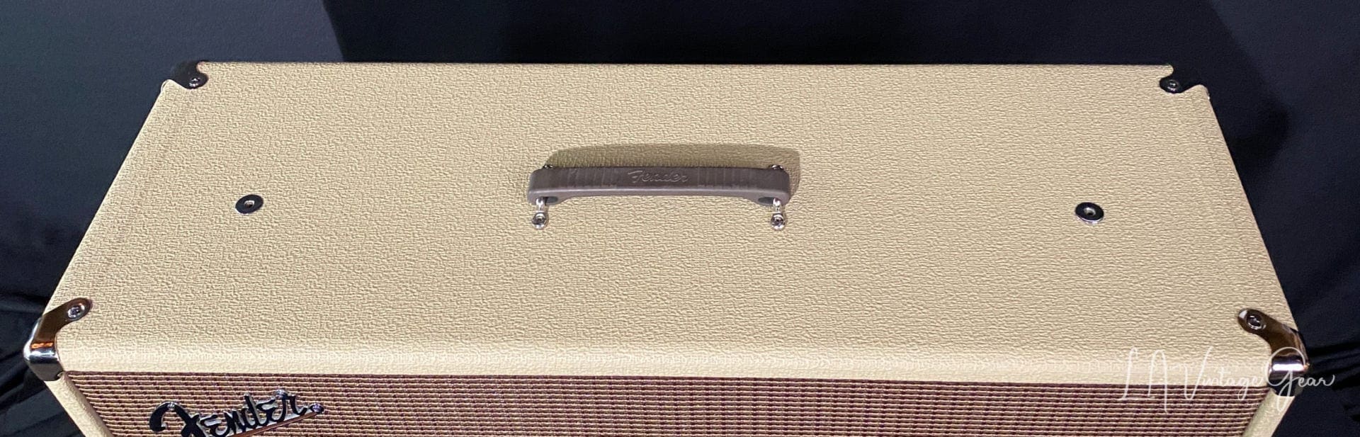 Fender 2 x 12 Cabinet Recovered by Kerry Wright - Blonde Tolex with Oxford 12T6 Speakers . Yea Baby - Image 6