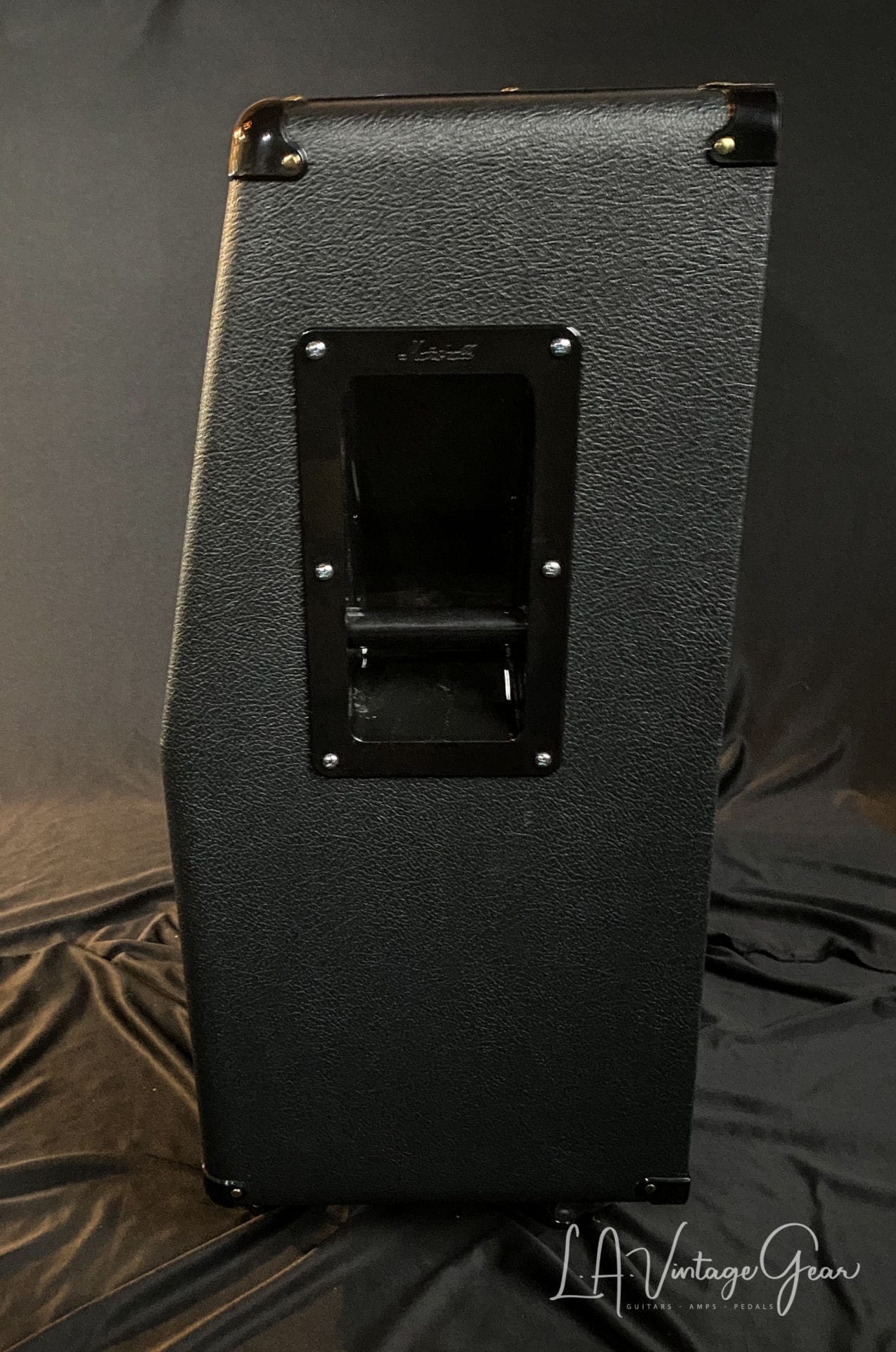 Kerry Wright Recovered Marshall 4 x 12 Slant Cab - Original Celestion Black Back Rola Speakers! - Image 5