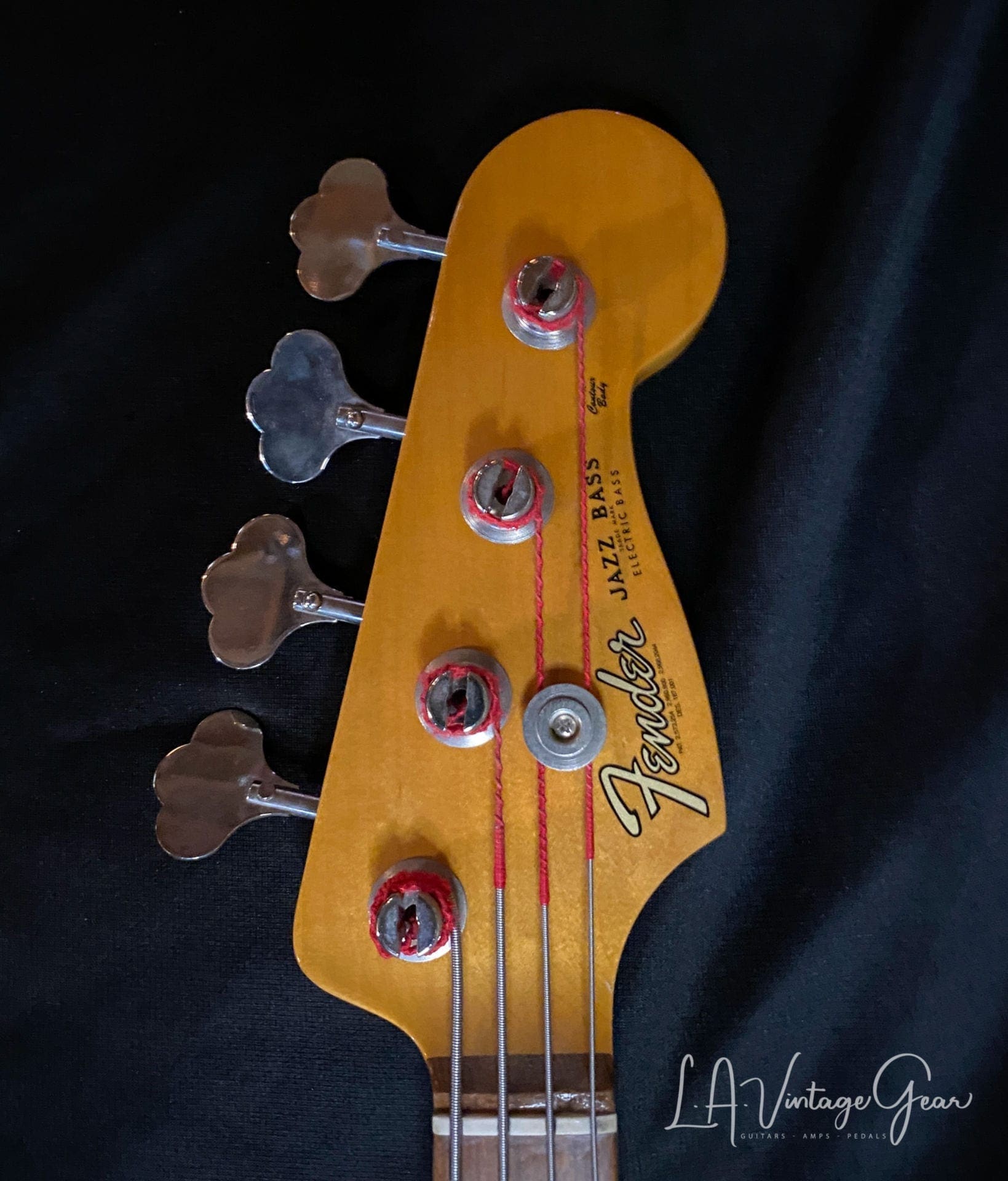 Fender Artist Series Jaco Pastorius Fretless Jazz Bass Guitar-Pau Ferro Fingerboard & 3T Sunburst - Image 12