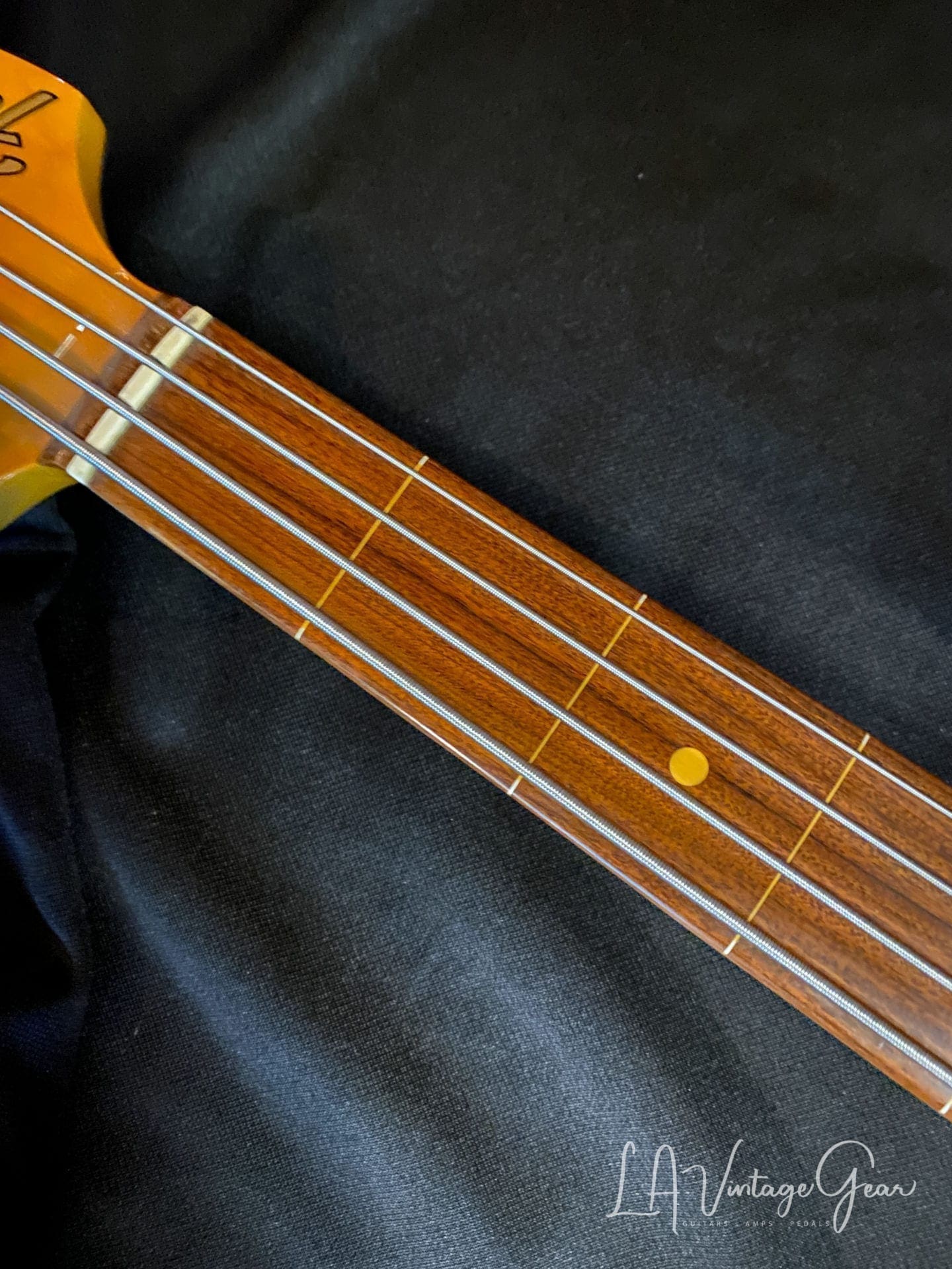 Fender Artist Series Jaco Pastorius Fretless Jazz Bass Guitar-Pau Ferro Fingerboard & 3T Sunburst - Image 15