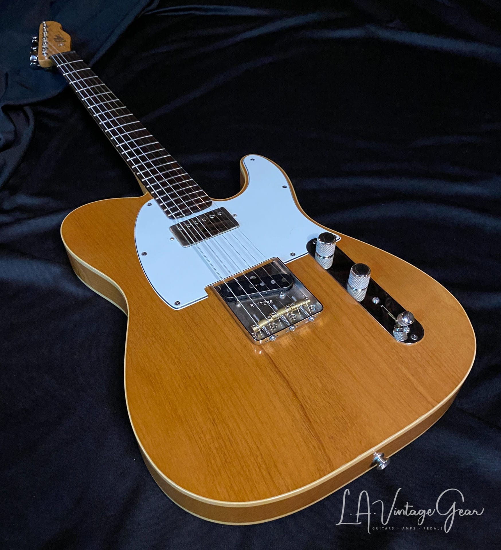 Marc Rutters Double Bound T-Style Electric Guitar with Ron Ellis Pickups H+S (2017) - Image 3
