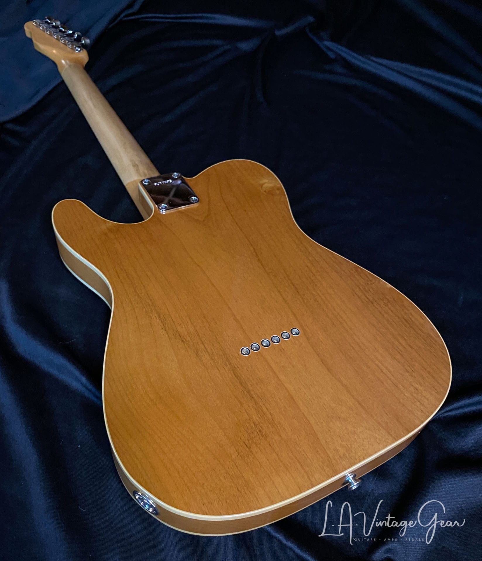 Marc Rutters Double Bound T-Style Electric Guitar with Ron Ellis Pickups H+S (2017) - Image 12