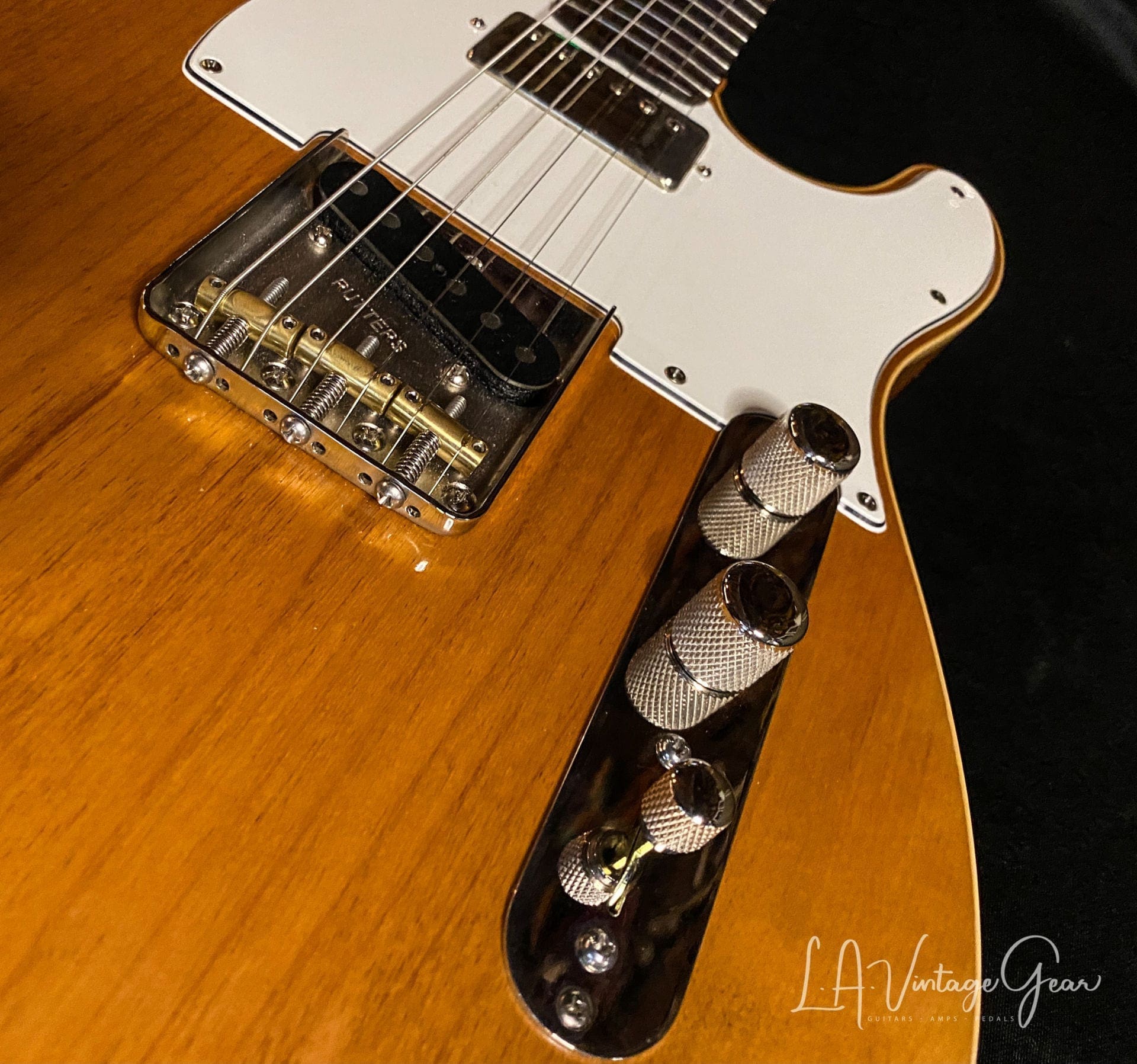 Marc Rutters Double Bound T-Style Electric Guitar with Ron Ellis Pickups H+S (2017) - Image 7