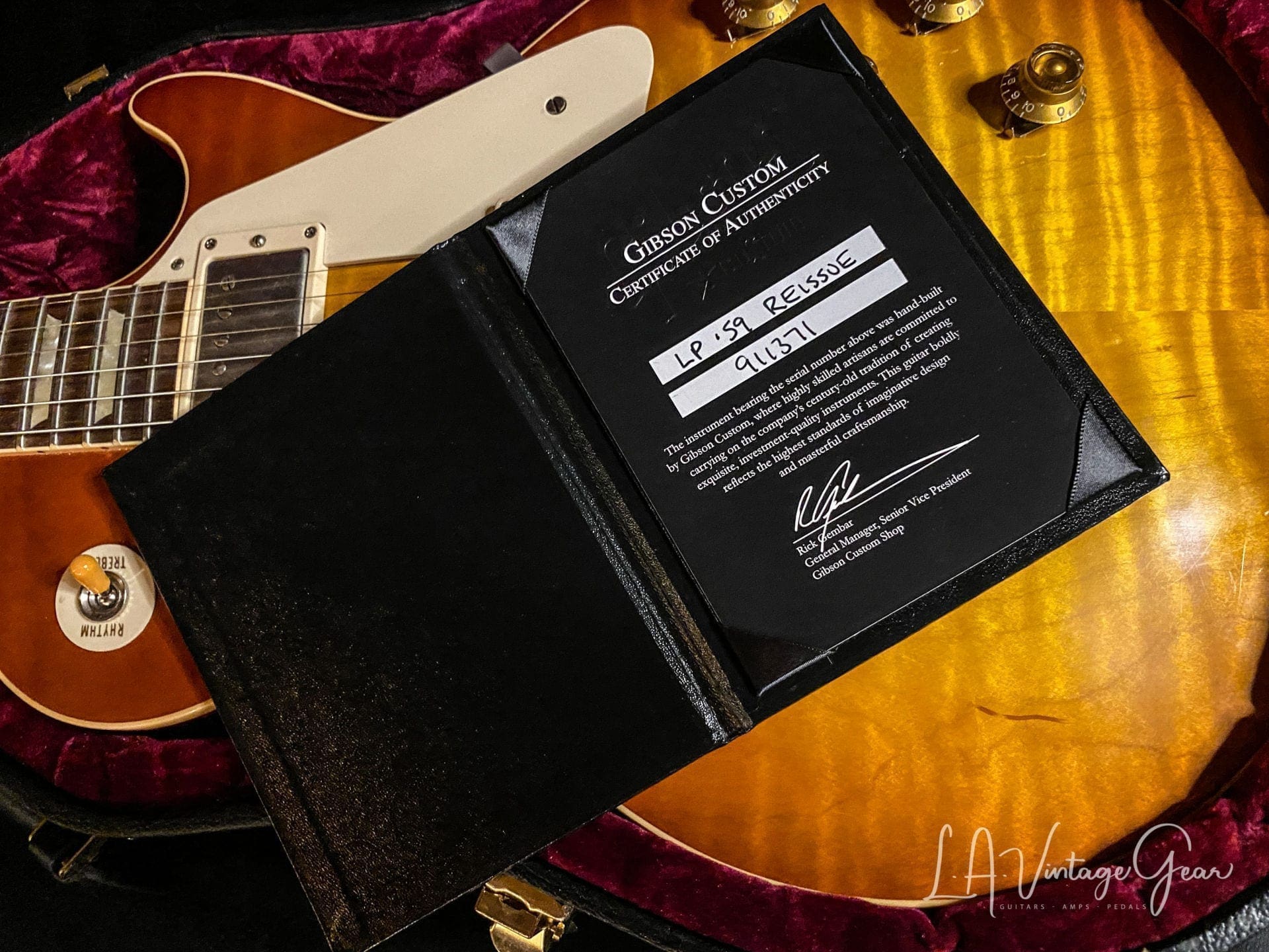 Gibson '59 Reissue Les Paul Sunburst Electric Guitar VOS 2011 - 8.5 lbs. - Perfect ! - Image 15