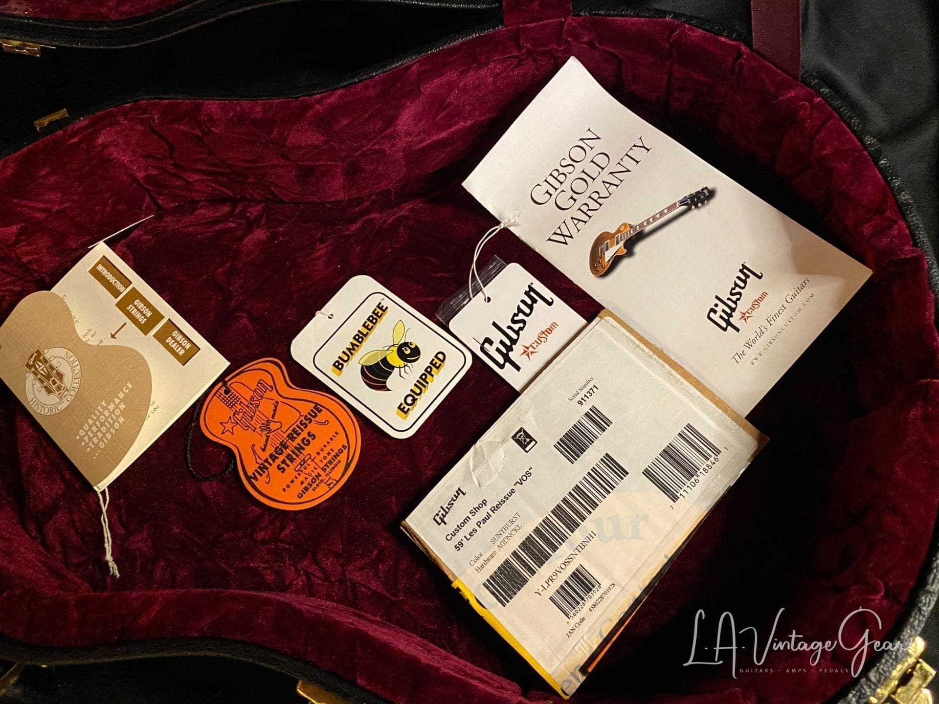 Gibson '59 Reissue Les Paul Sunburst Electric Guitar VOS 2011 - 8.5 lbs. - Perfect ! - Image 14