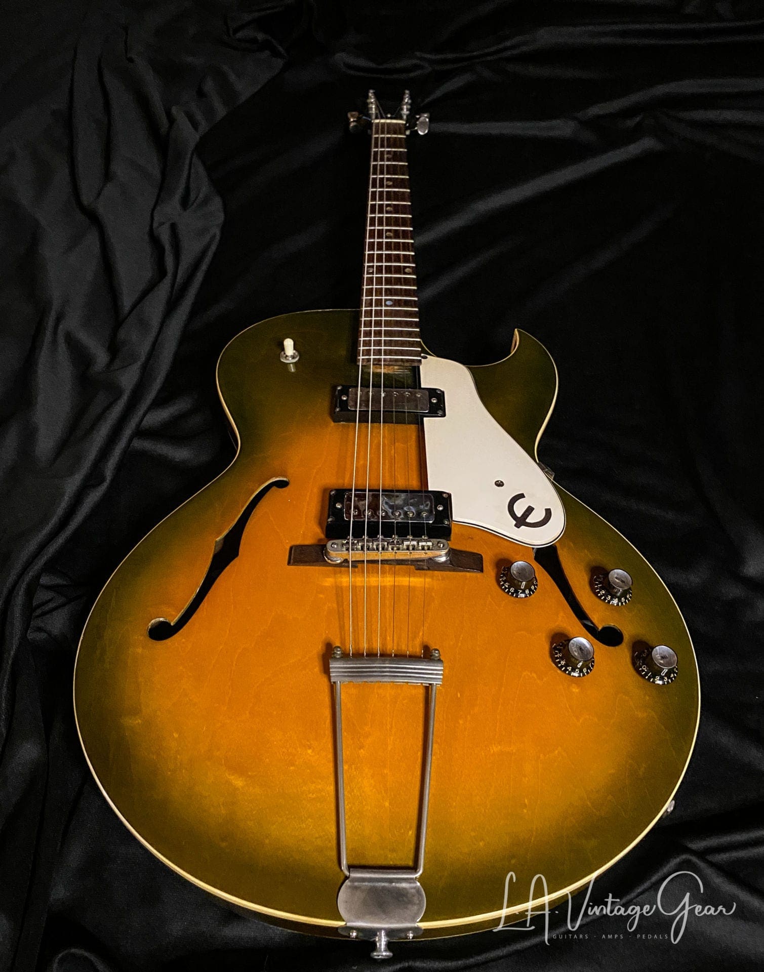 Epiphone 1961 Sorrento E452TD Hollowbody Electric Guitar - PAF's & Royal Olive Gloss Nitro Finish! - Image 2